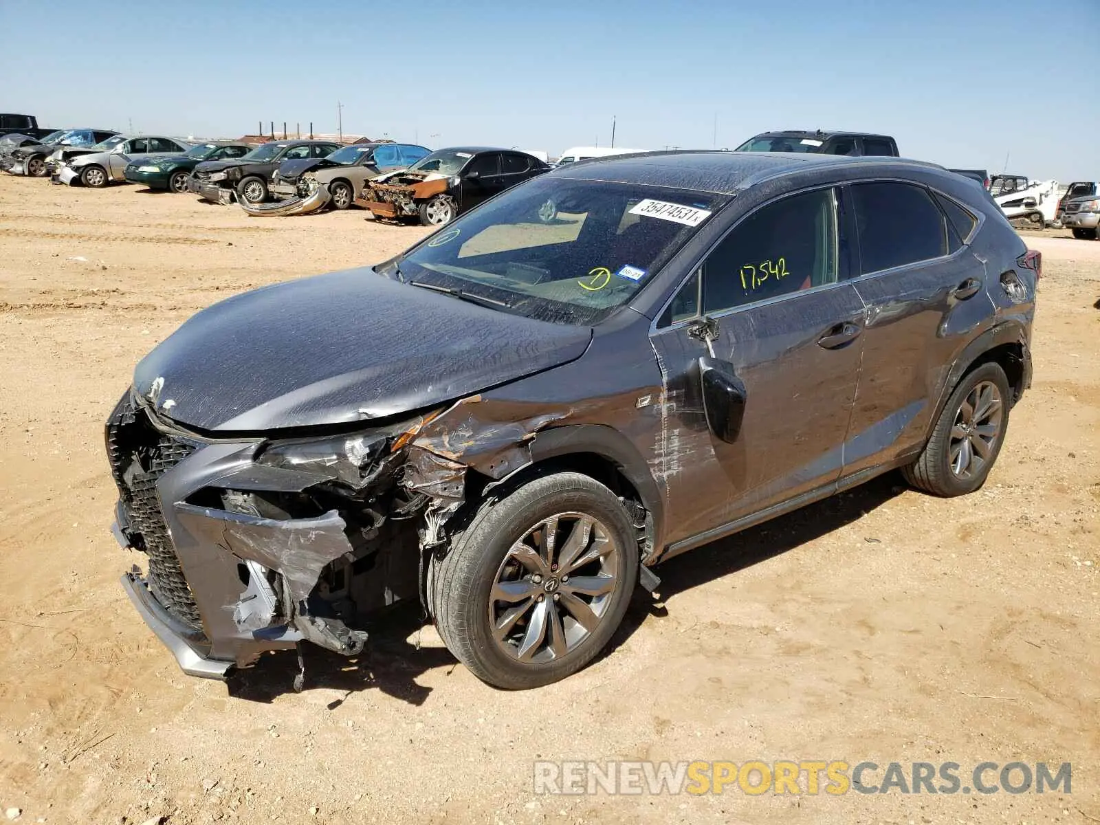 2 Photograph of a damaged car JTJYARBZ3K2126812 LEXUS NX 2019