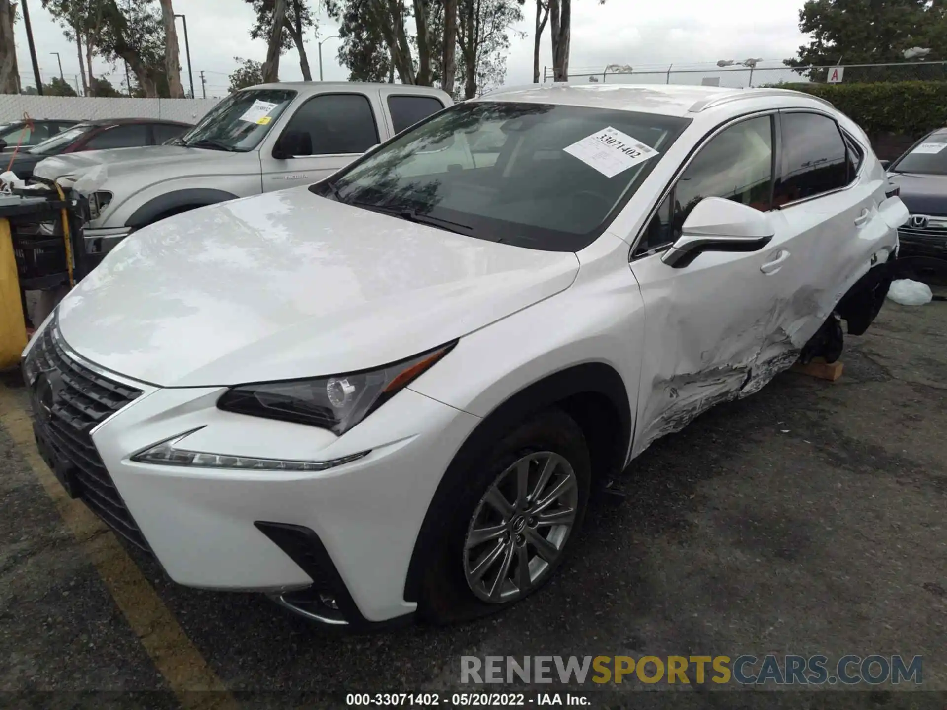 2 Photograph of a damaged car JTJYARBZ3K2134862 LEXUS NX 2019