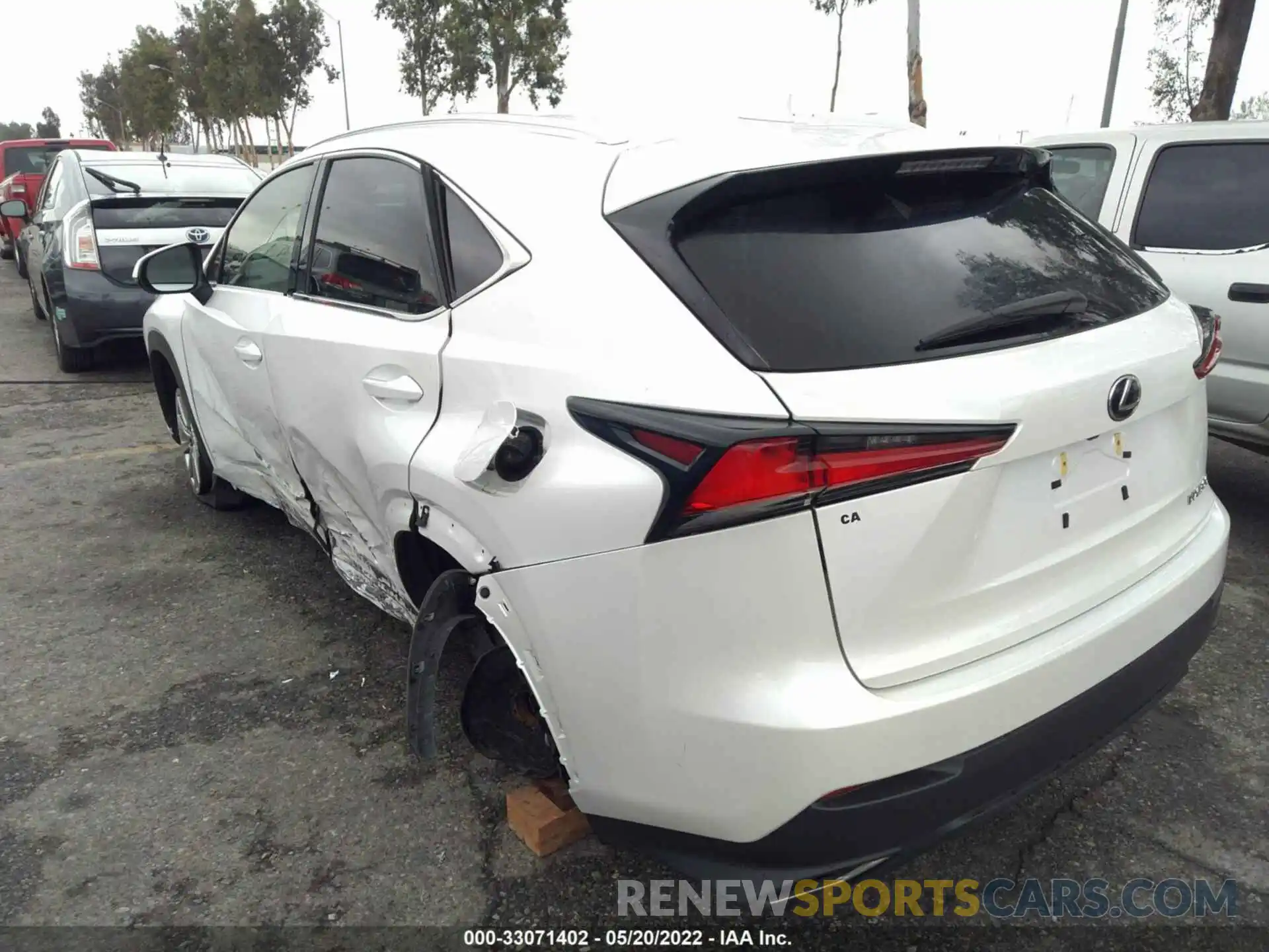 3 Photograph of a damaged car JTJYARBZ3K2134862 LEXUS NX 2019