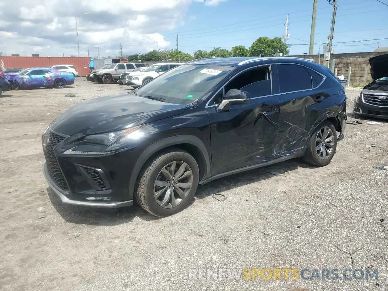 1 Photograph of a damaged car JTJYARBZ3K2139690 LEXUS NX 2019