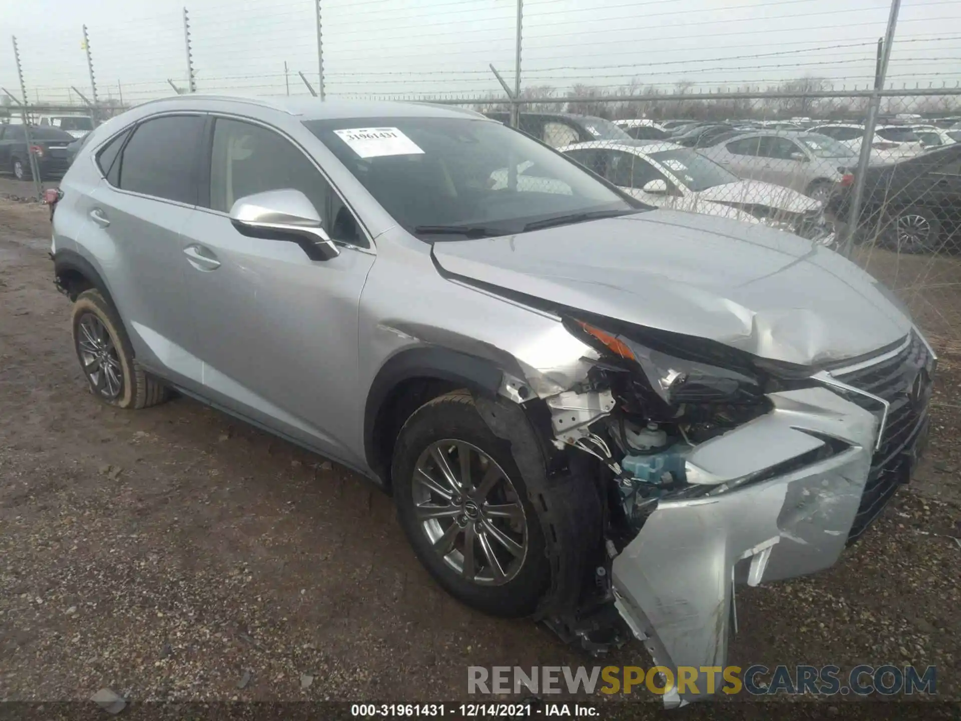 1 Photograph of a damaged car JTJYARBZ3K2142671 LEXUS NX 2019