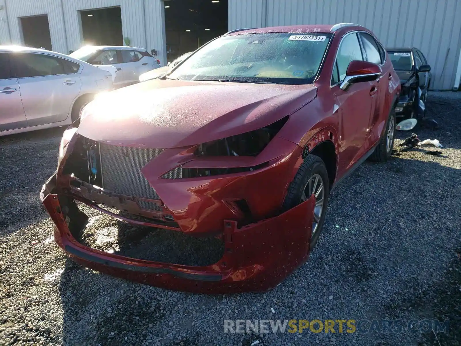 2 Photograph of a damaged car JTJYARBZ3K2154464 LEXUS NX 2019