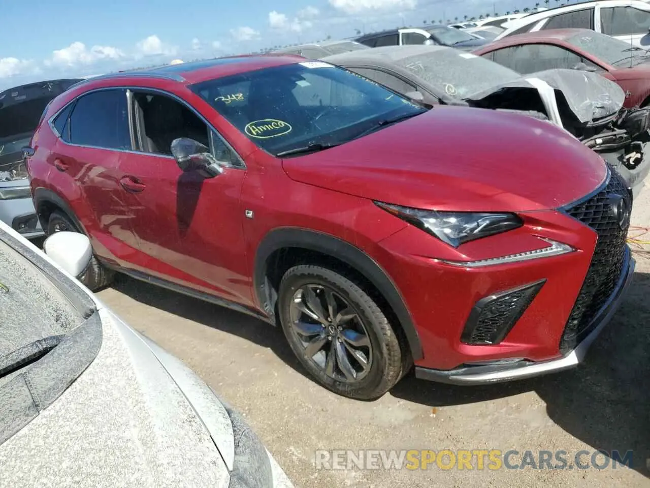 4 Photograph of a damaged car JTJYARBZ4K2122087 LEXUS NX 2019