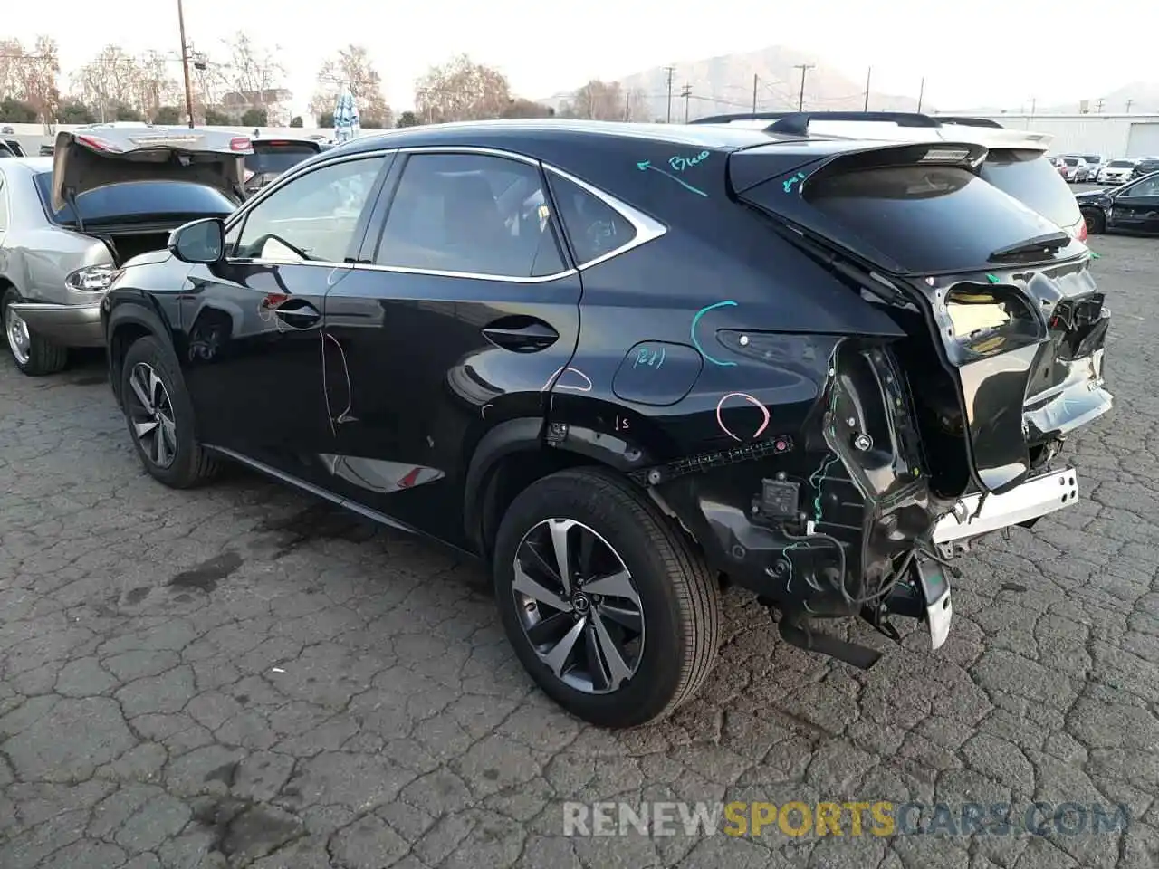 2 Photograph of a damaged car JTJYARBZ4K2123966 LEXUS NX 2019