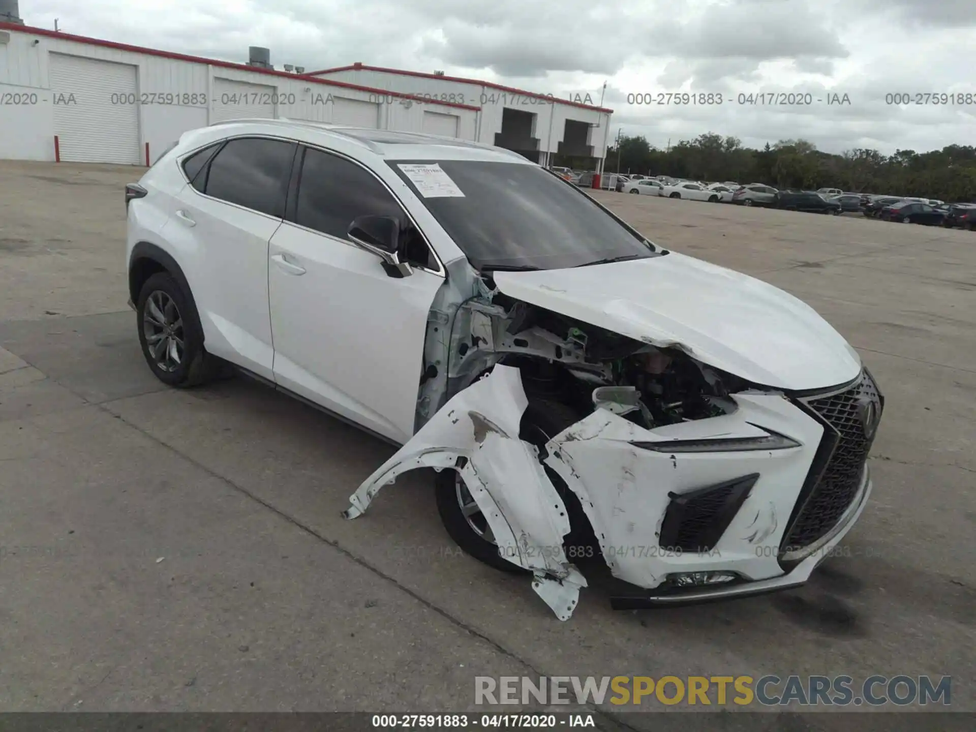 1 Photograph of a damaged car JTJYARBZ4K2133154 LEXUS NX 2019