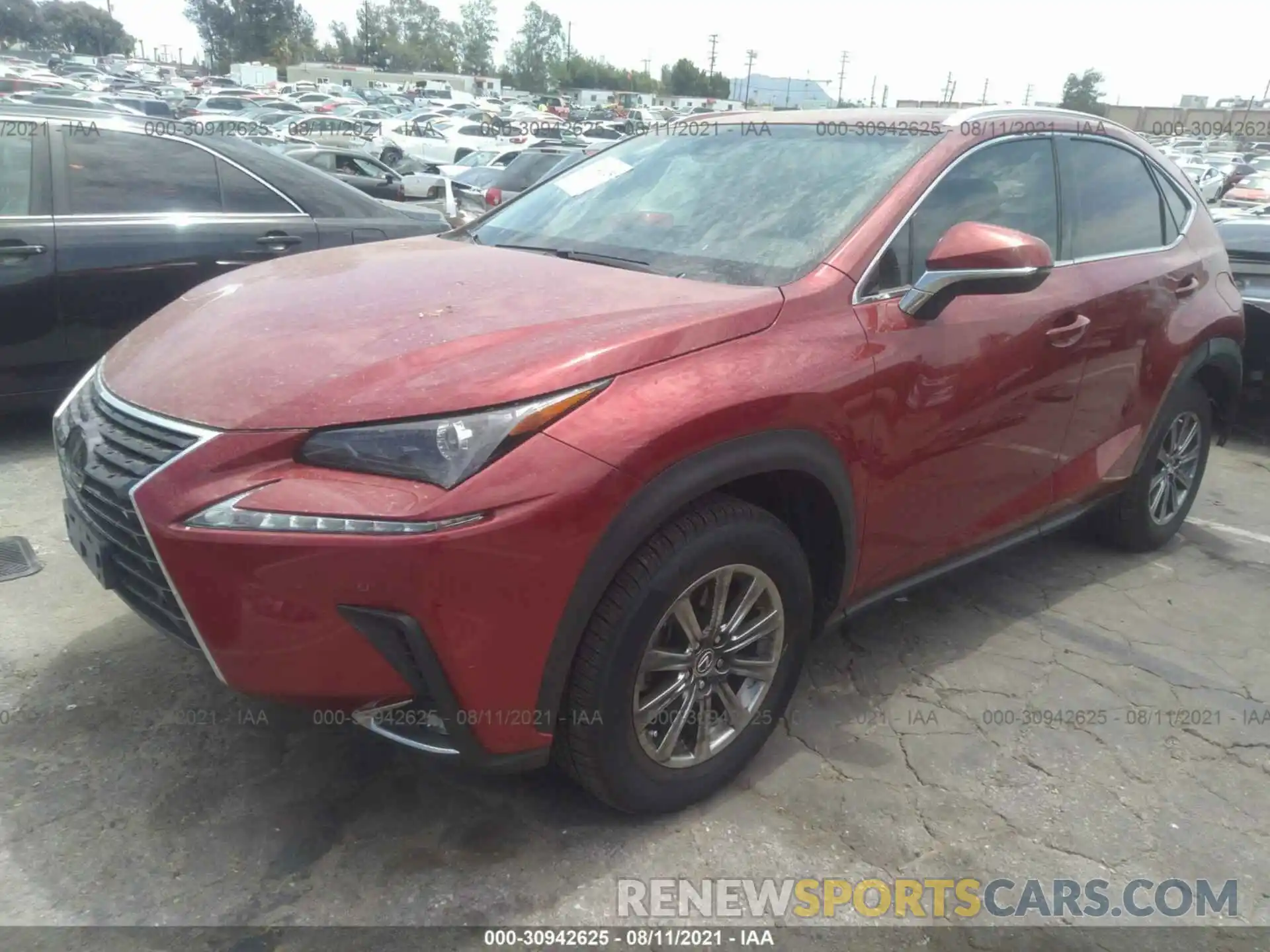 2 Photograph of a damaged car JTJYARBZ4K2136880 LEXUS NX 2019