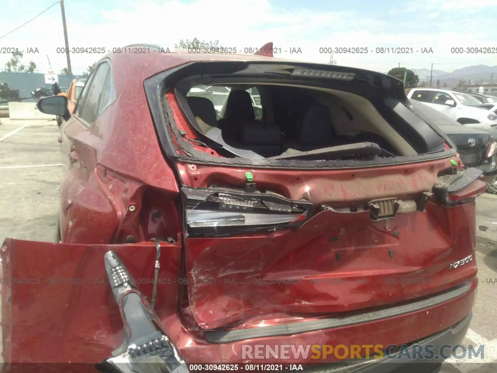 6 Photograph of a damaged car JTJYARBZ4K2136880 LEXUS NX 2019