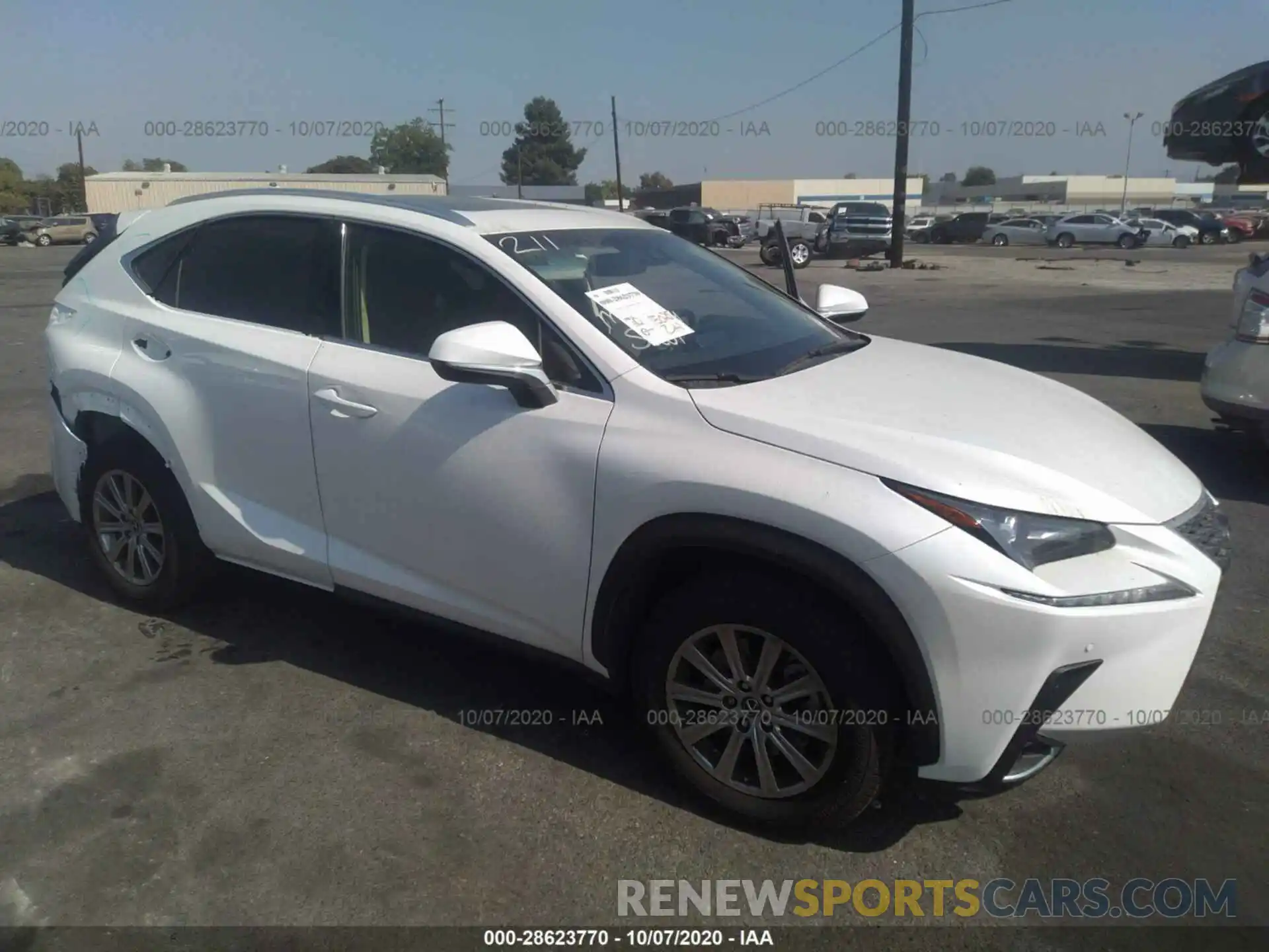 1 Photograph of a damaged car JTJYARBZ4K2139410 LEXUS NX 2019