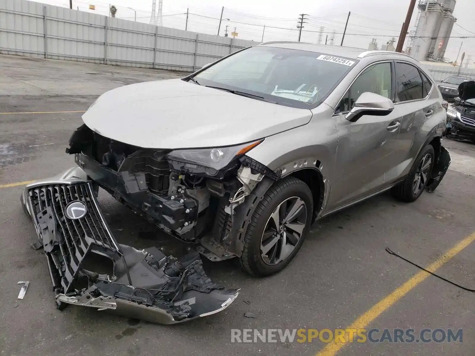 2 Photograph of a damaged car JTJYARBZ4K2140721 LEXUS NX 2019