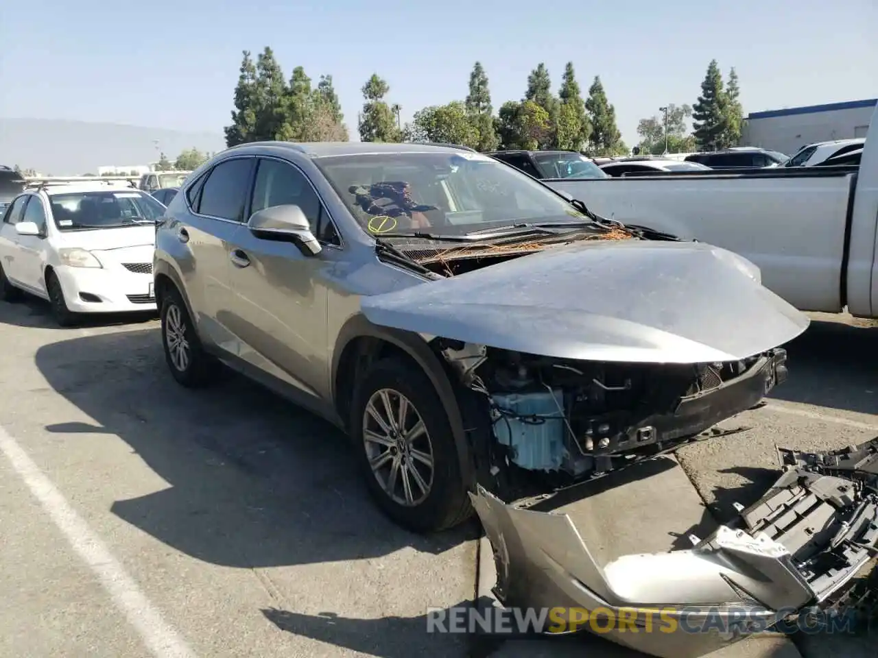 1 Photograph of a damaged car JTJYARBZ4K2151539 LEXUS NX 2019