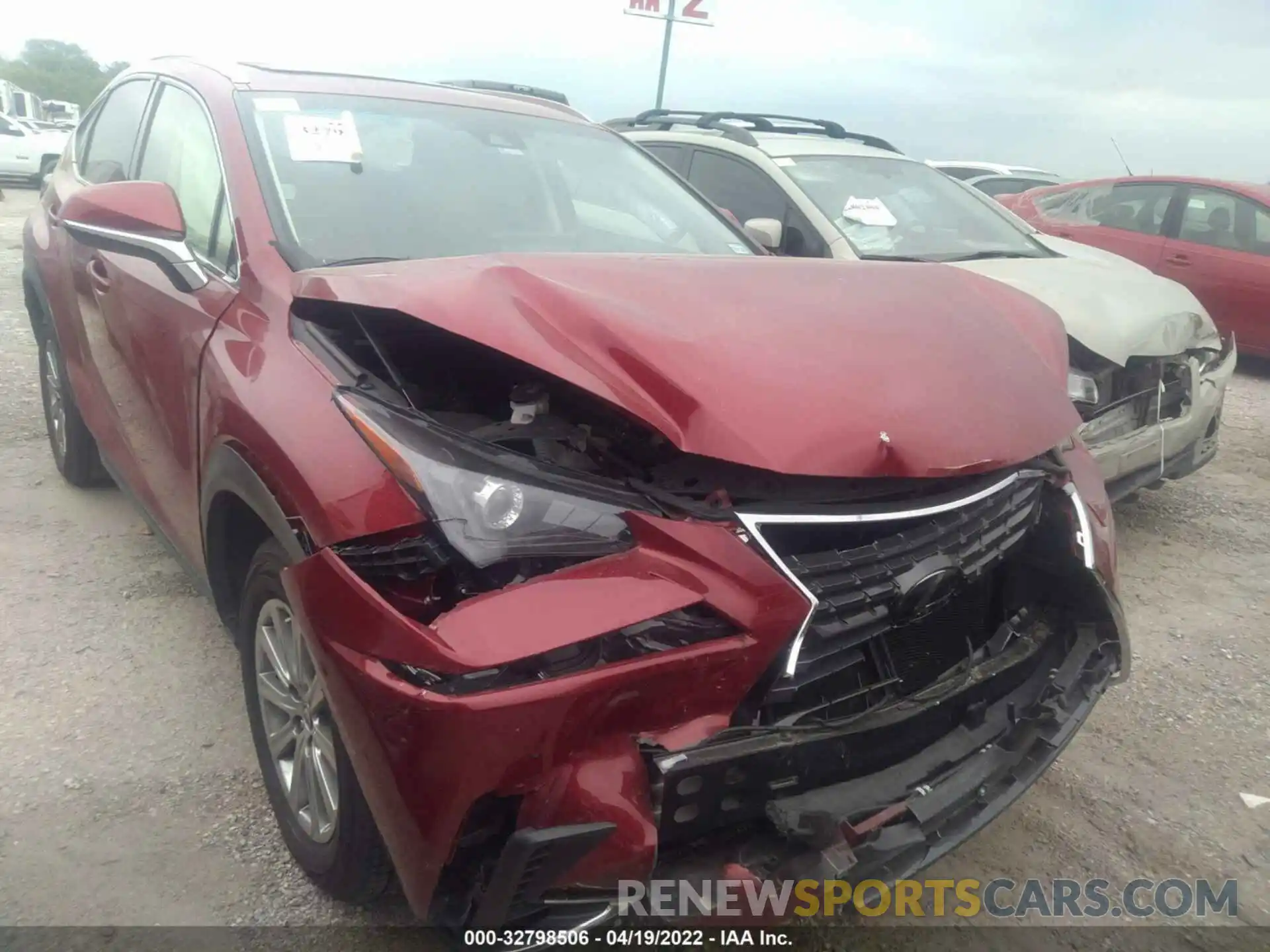 1 Photograph of a damaged car JTJYARBZ5K2124589 LEXUS NX 2019