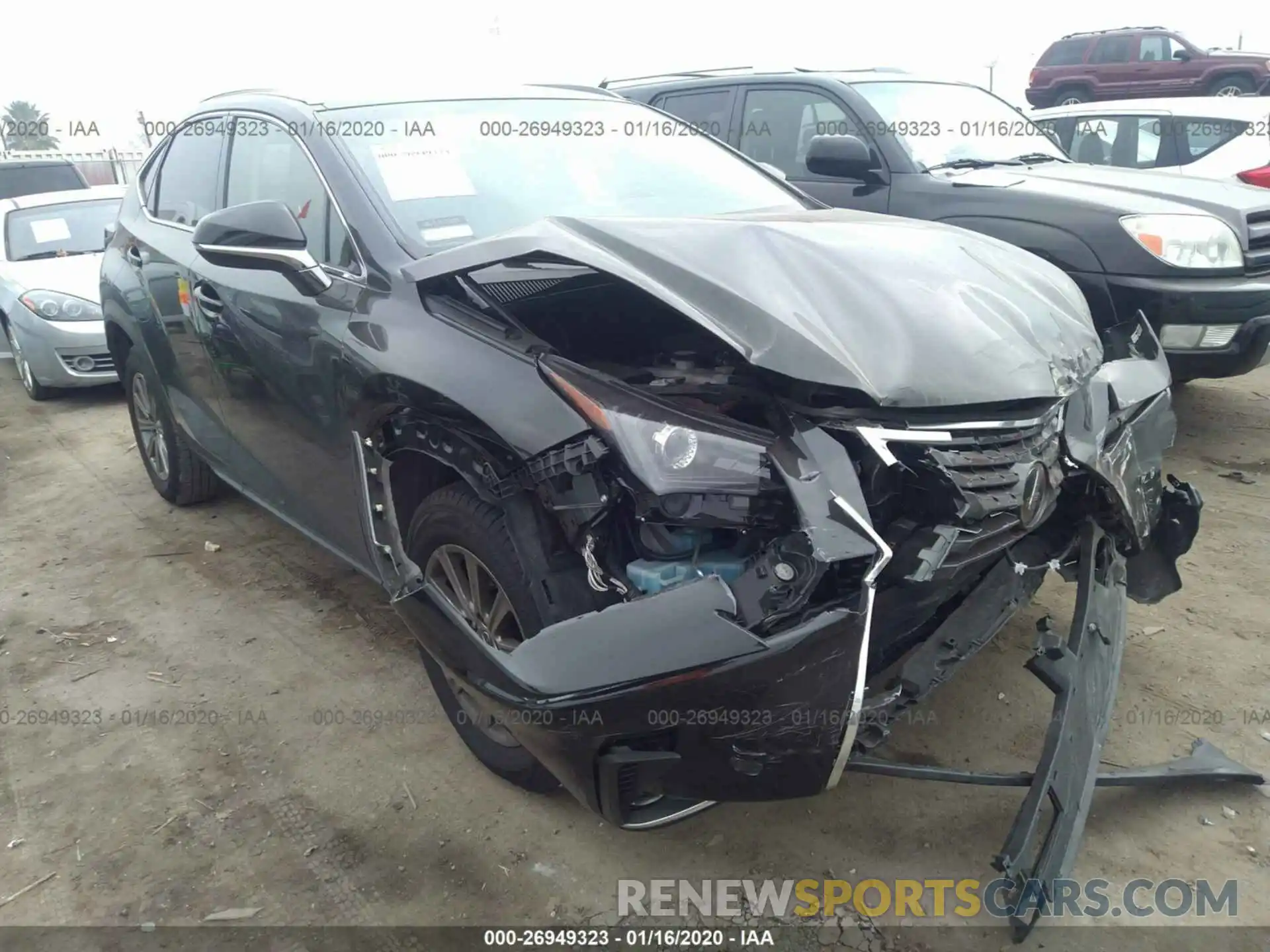 1 Photograph of a damaged car JTJYARBZ5K2126455 LEXUS NX 2019