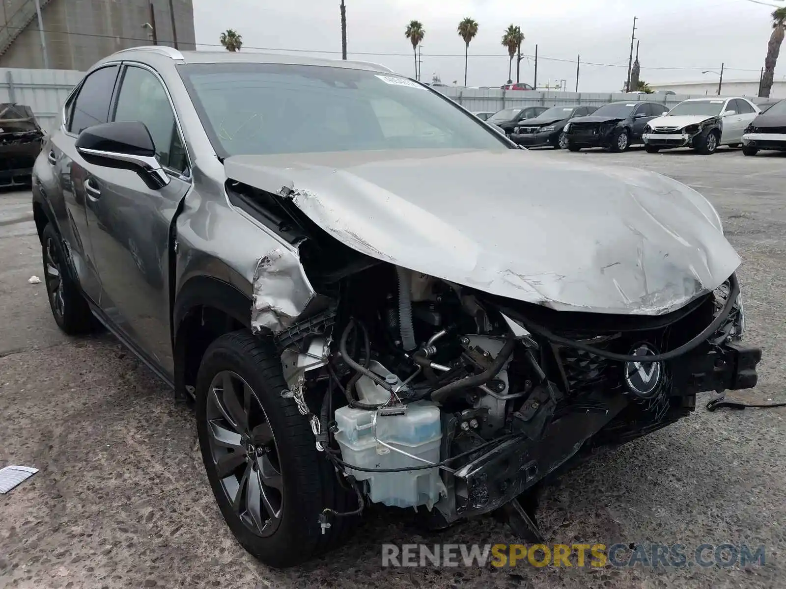 1 Photograph of a damaged car JTJYARBZ5K2126634 LEXUS NX 2019