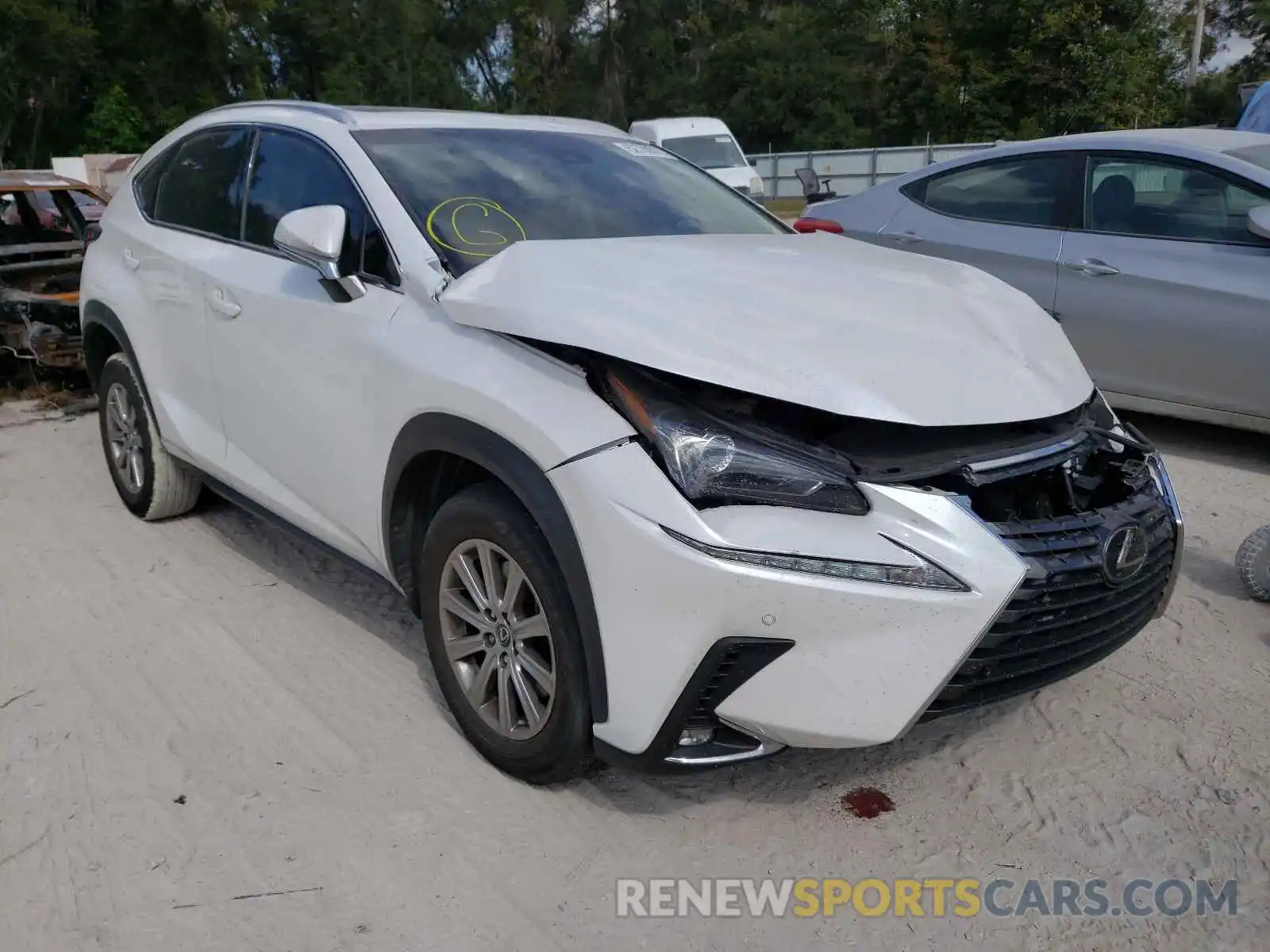 1 Photograph of a damaged car JTJYARBZ5K2130554 LEXUS NX 2019