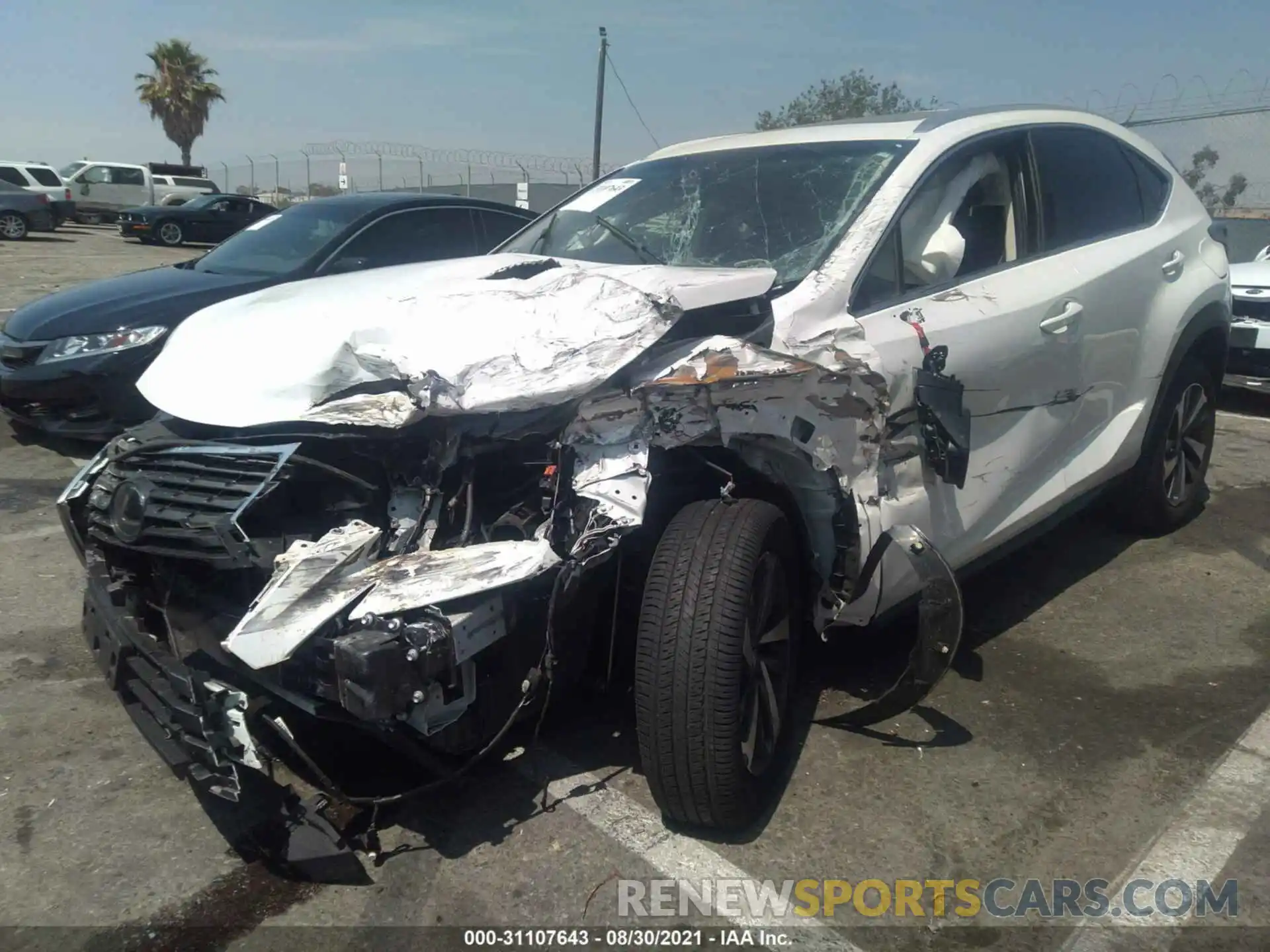 2 Photograph of a damaged car JTJYARBZ5K2133194 LEXUS NX 2019