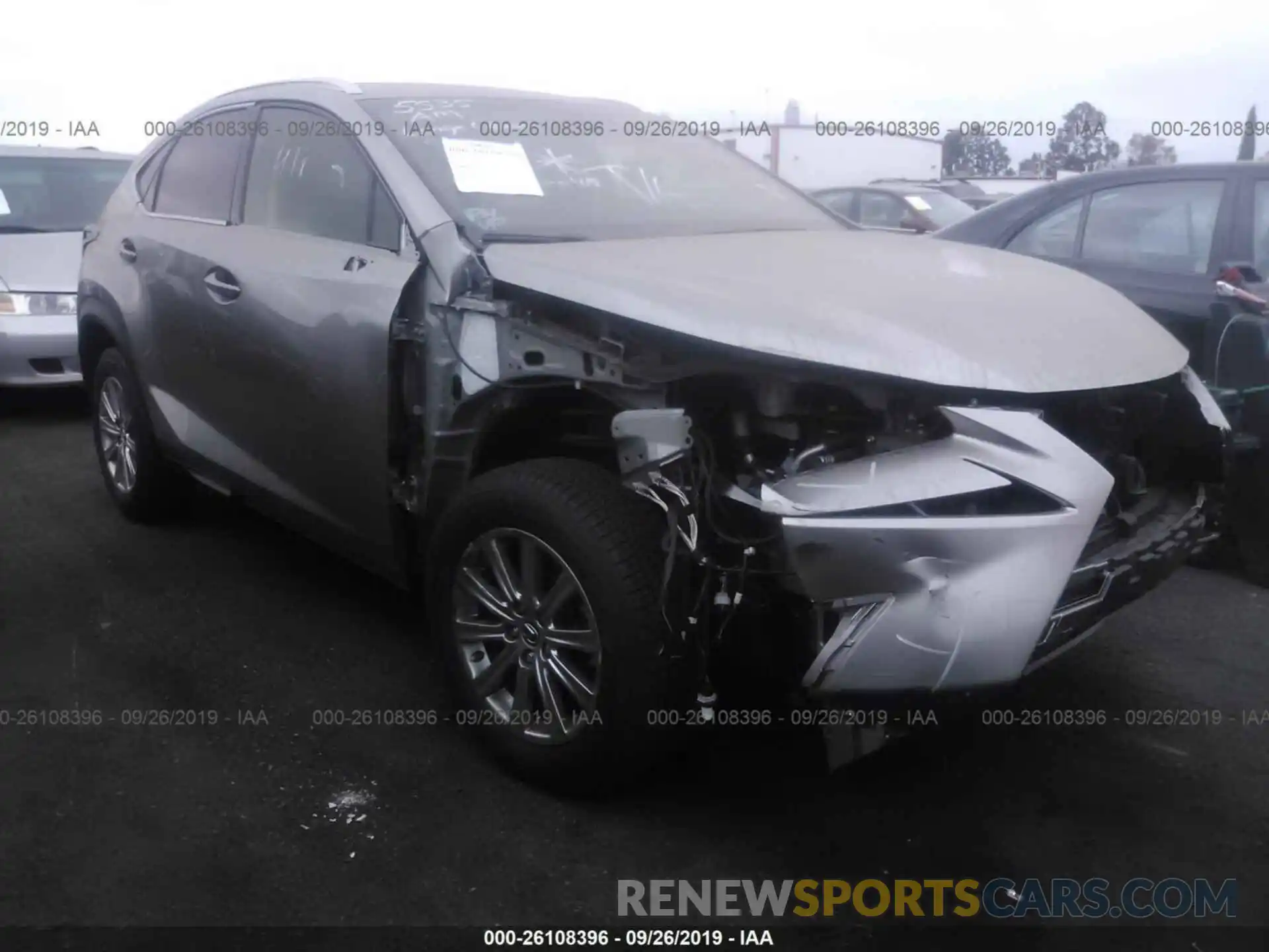 1 Photograph of a damaged car JTJYARBZ5K2138198 LEXUS NX 2019