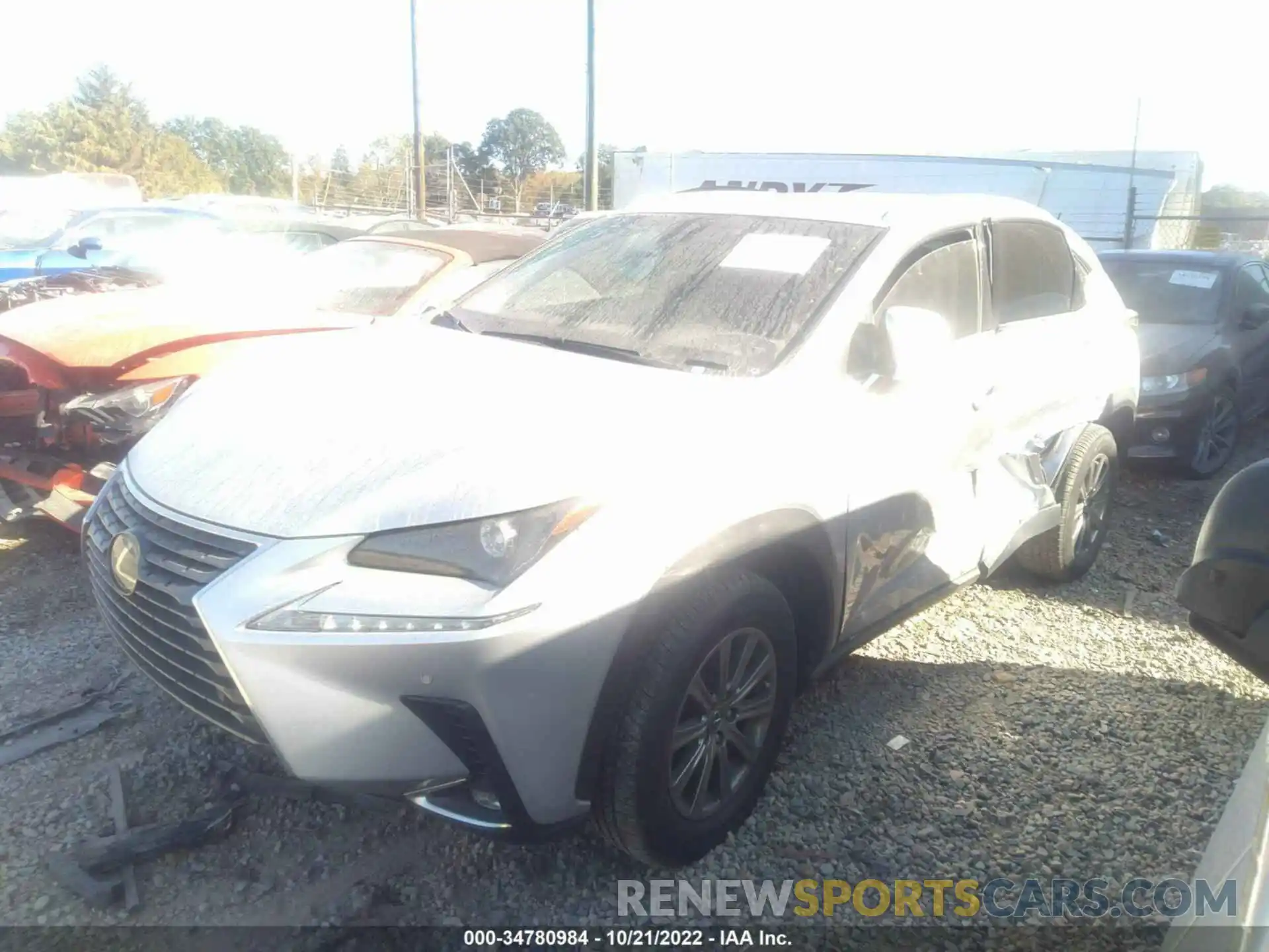 2 Photograph of a damaged car JTJYARBZ5K2140212 LEXUS NX 2019