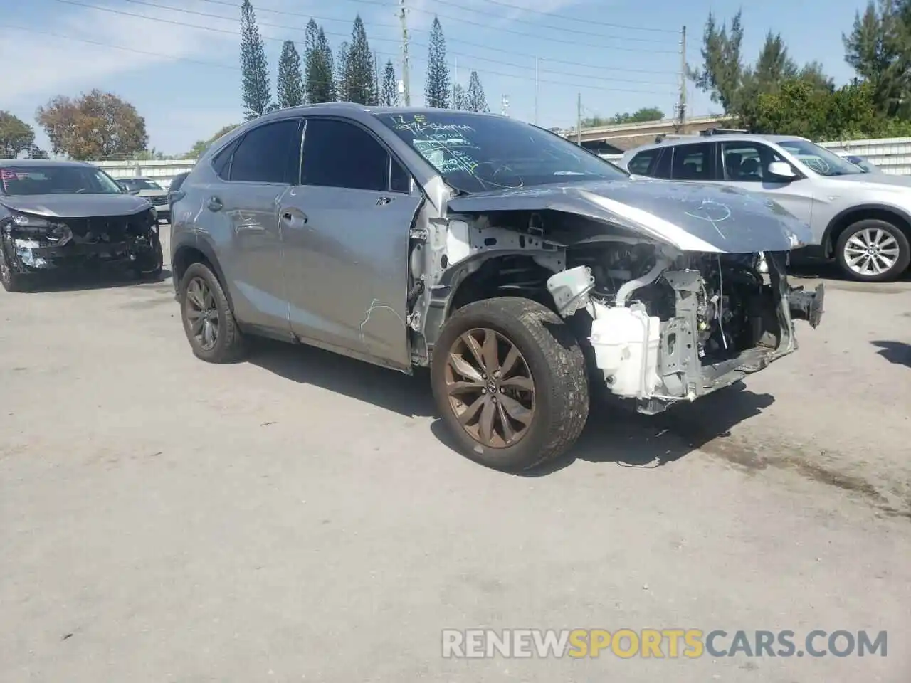 1 Photograph of a damaged car JTJYARBZ5K2144518 LEXUS NX 2019