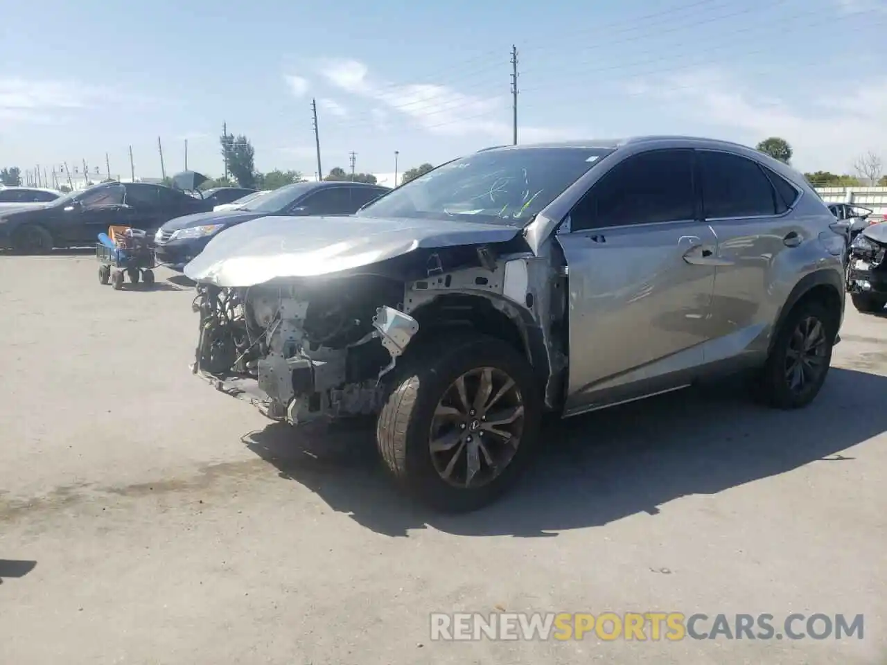 2 Photograph of a damaged car JTJYARBZ5K2144518 LEXUS NX 2019