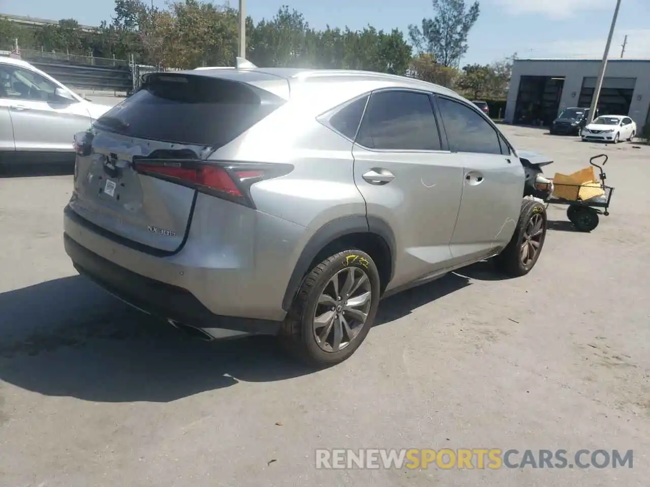 4 Photograph of a damaged car JTJYARBZ5K2144518 LEXUS NX 2019