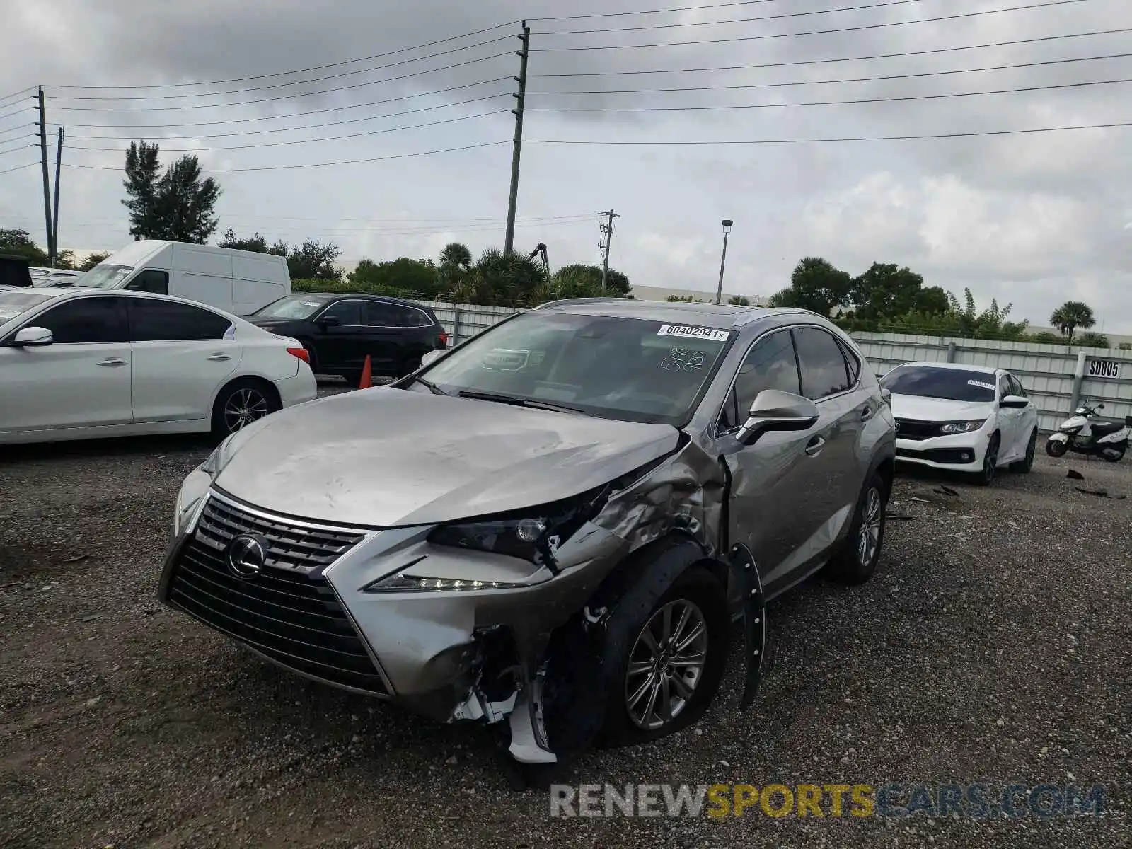 2 Photograph of a damaged car JTJYARBZ5K2145748 LEXUS NX 2019