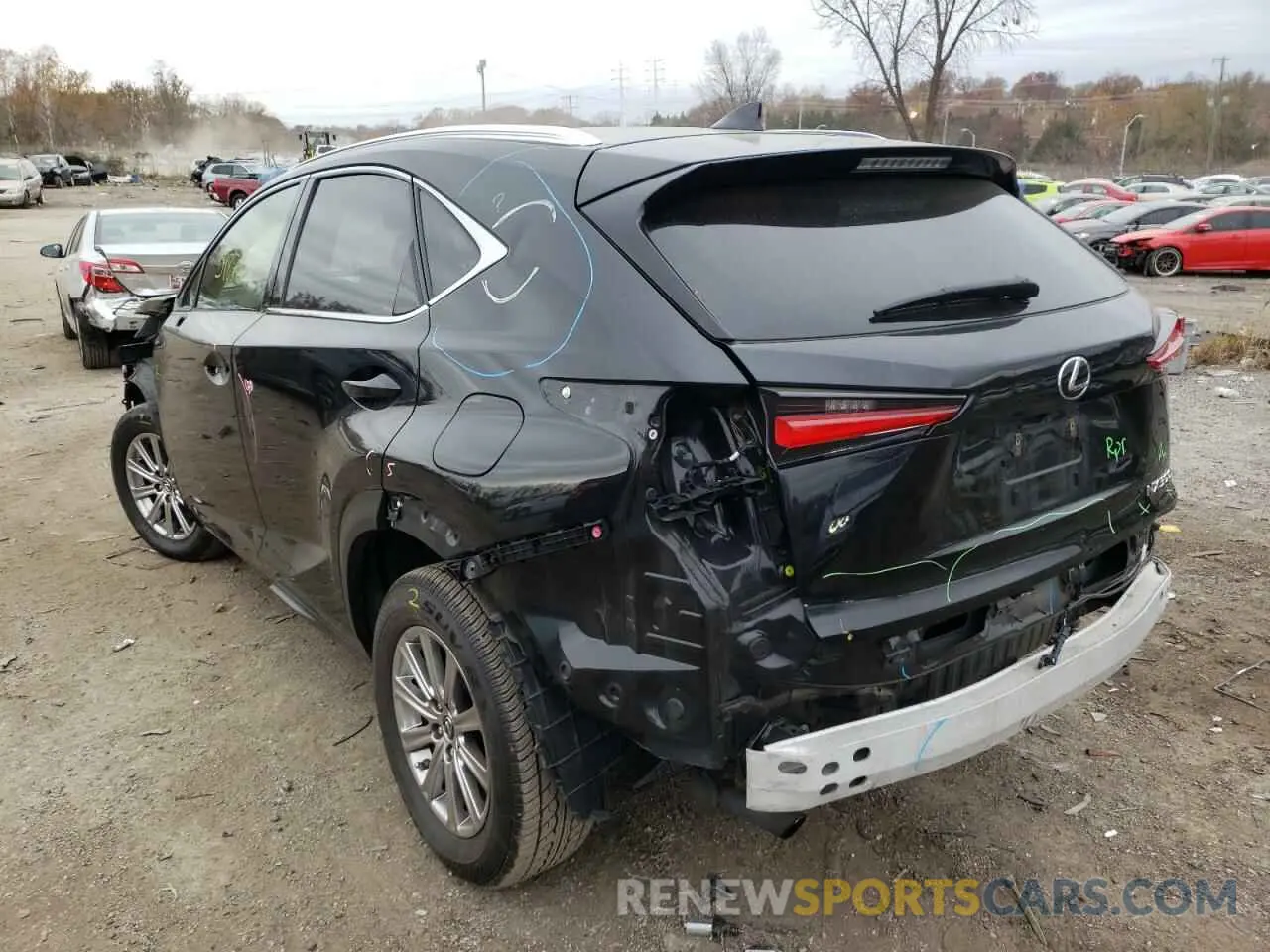 3 Photograph of a damaged car JTJYARBZ5K2146124 LEXUS NX 2019