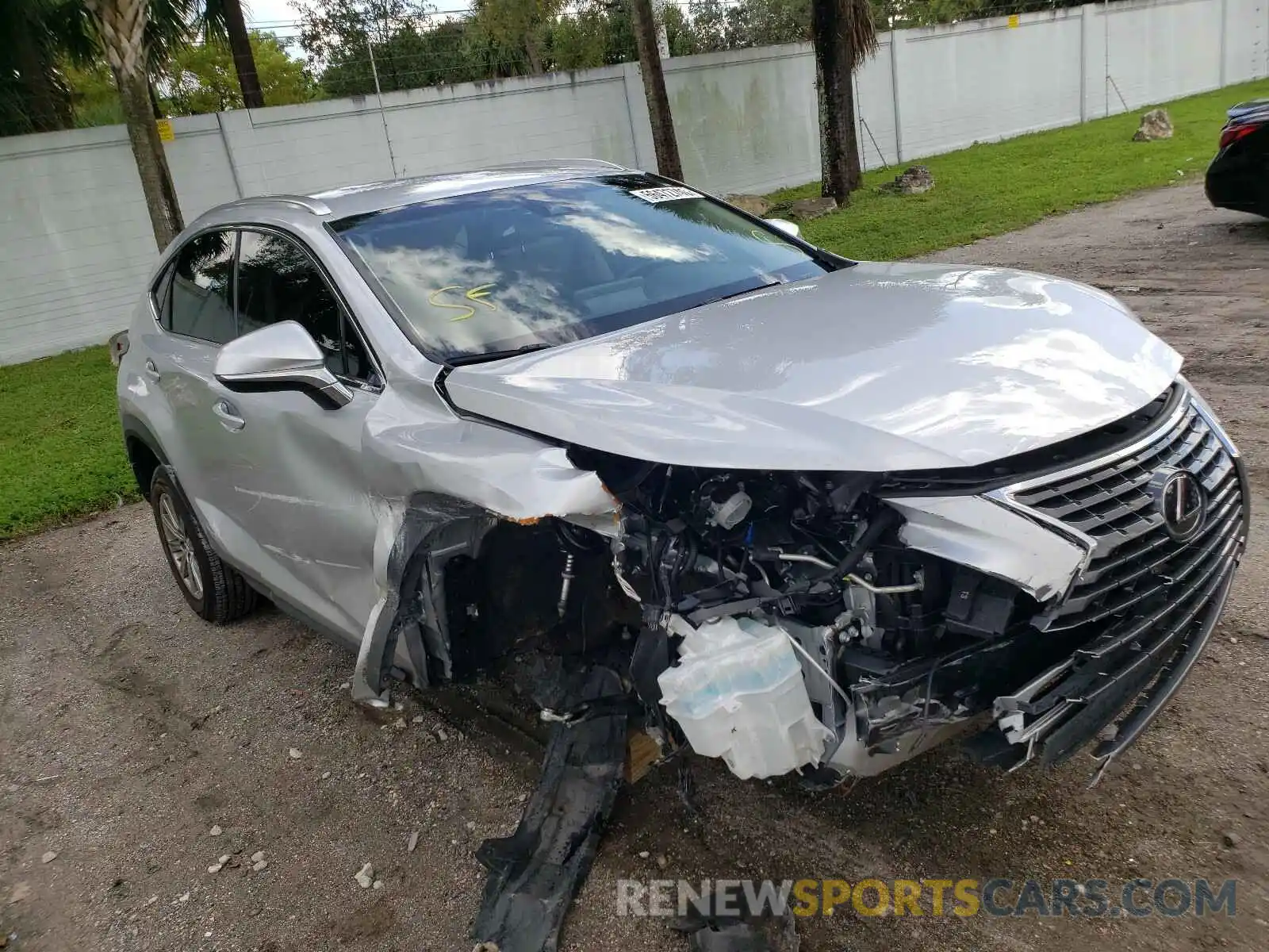 1 Photograph of a damaged car JTJYARBZ5K2154580 LEXUS NX 2019