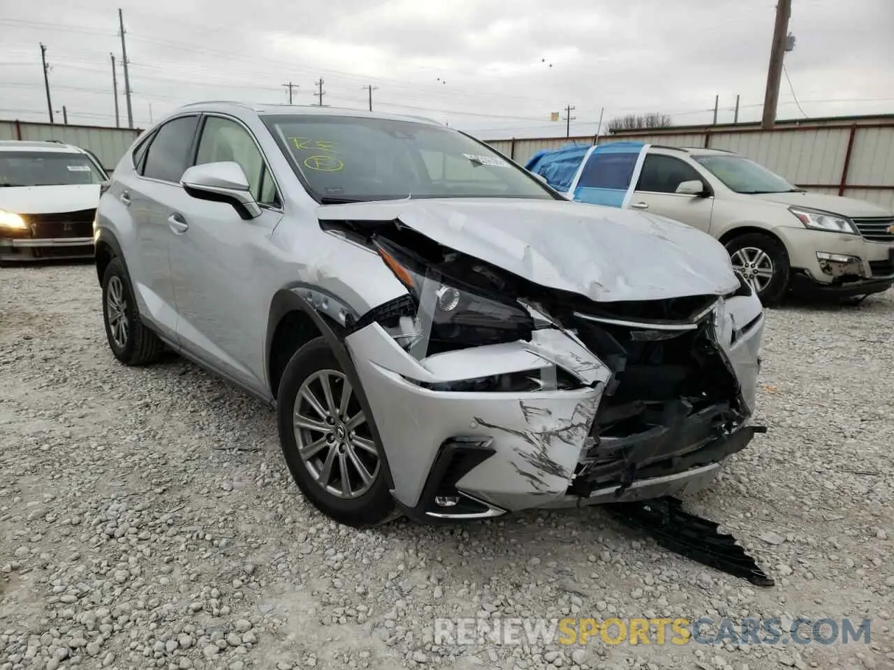 1 Photograph of a damaged car JTJYARBZ6K2119451 LEXUS NX 2019