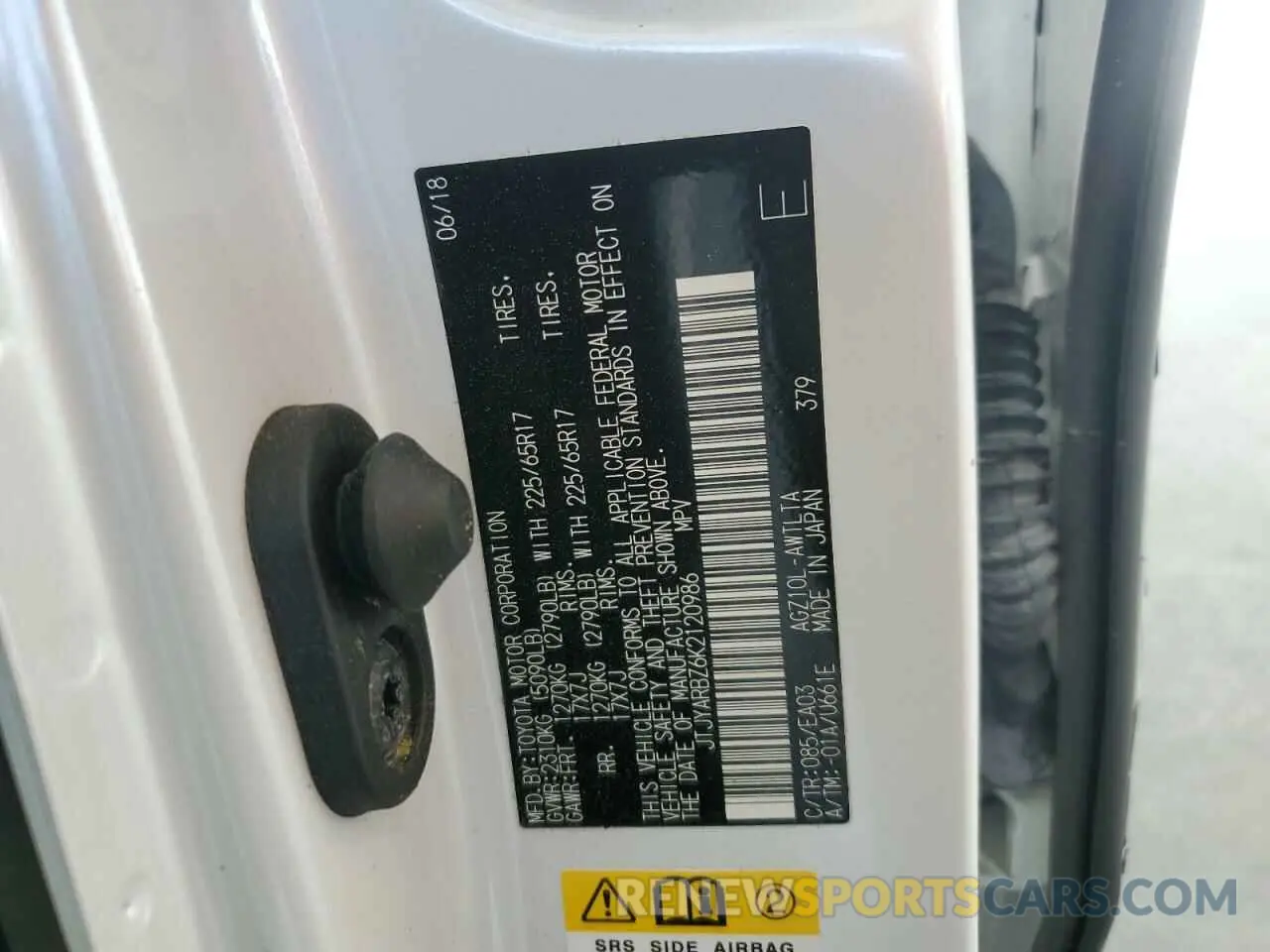 13 Photograph of a damaged car JTJYARBZ6K2120986 LEXUS NX 2019
