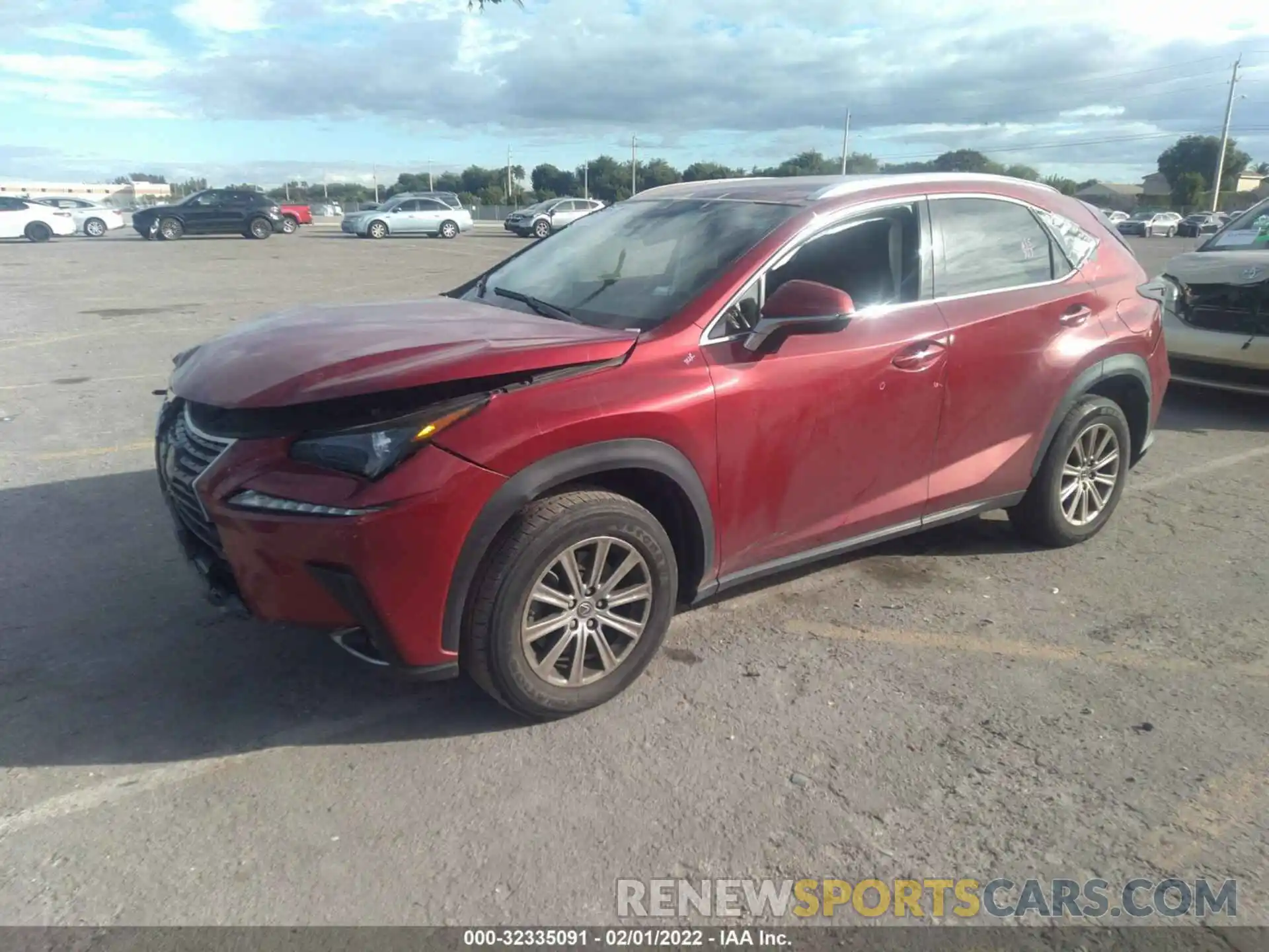 2 Photograph of a damaged car JTJYARBZ6K2121815 LEXUS NX 2019