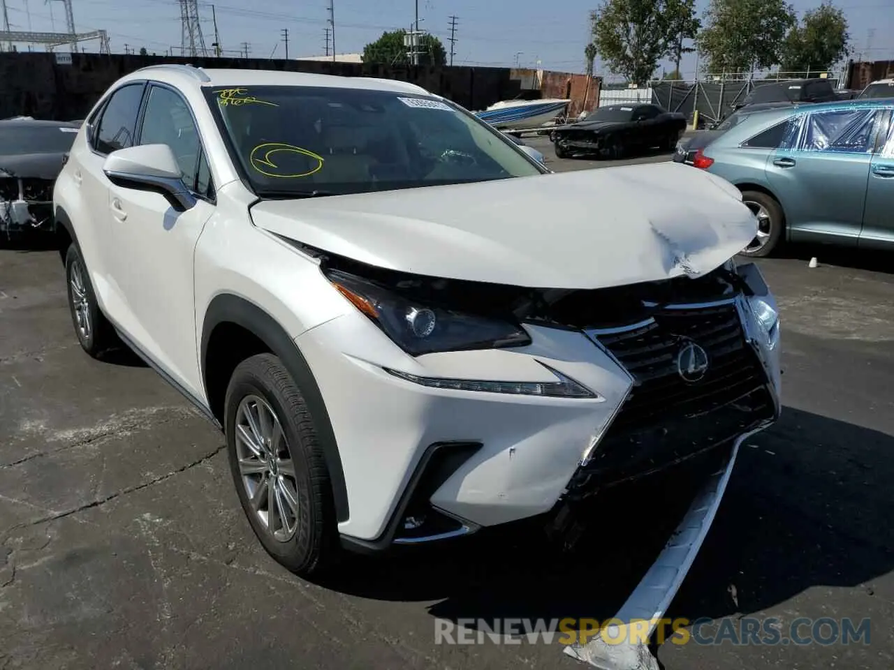 1 Photograph of a damaged car JTJYARBZ6K2142129 LEXUS NX 2019