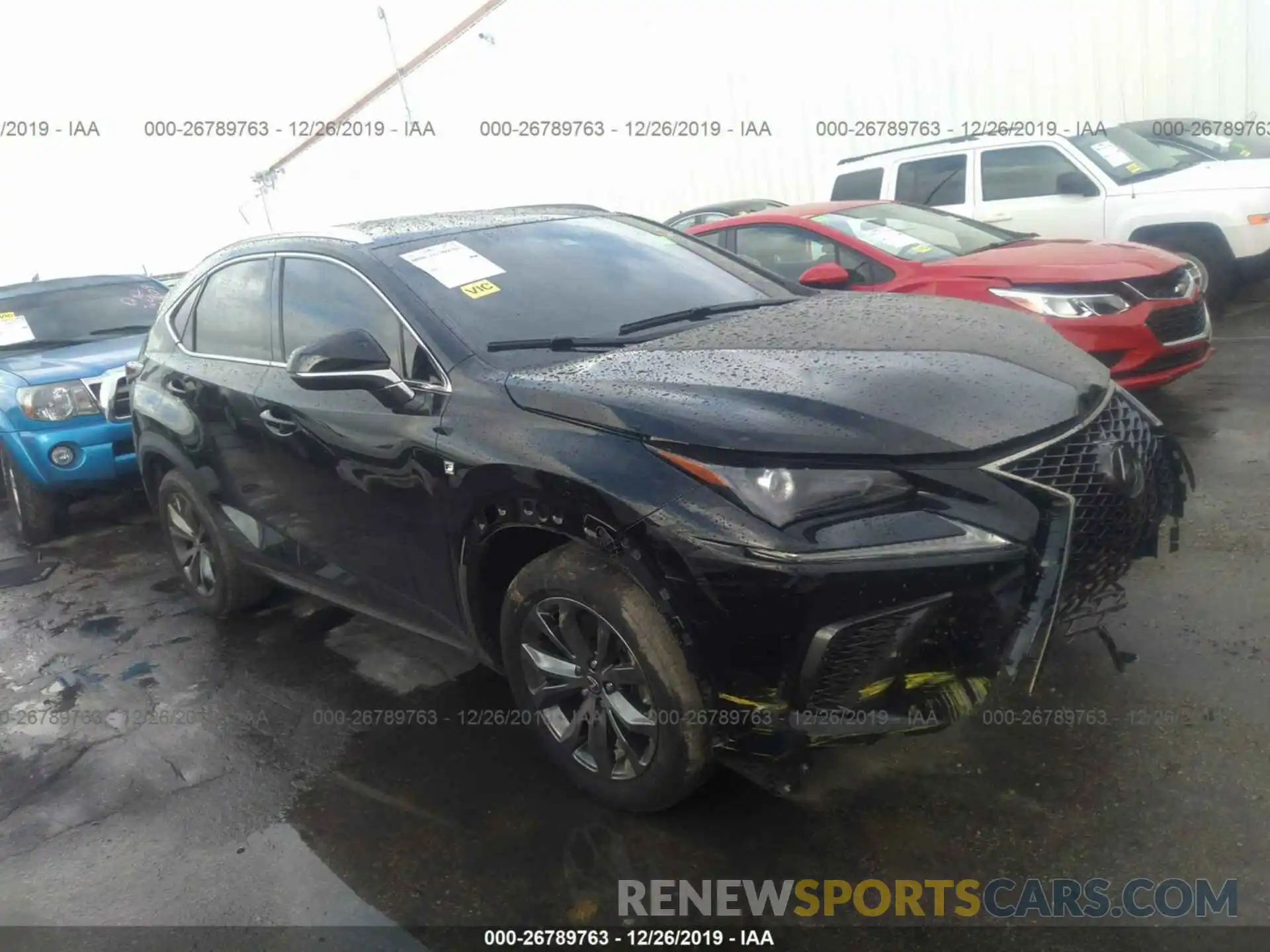 1 Photograph of a damaged car JTJYARBZ6K2142602 LEXUS NX 2019