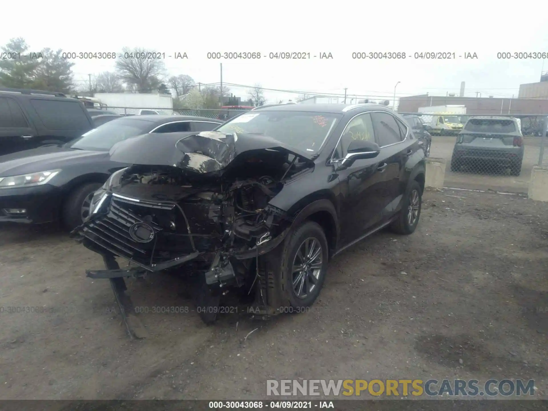 2 Photograph of a damaged car JTJYARBZ7K2119636 LEXUS NX 2019