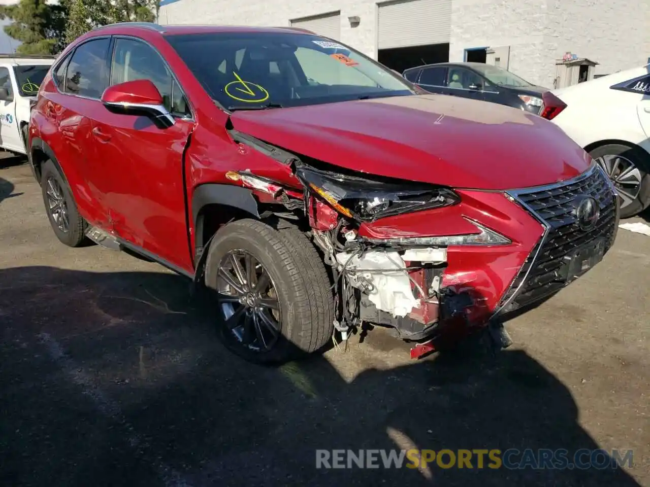 1 Photograph of a damaged car JTJYARBZ7K2129387 LEXUS NX 2019