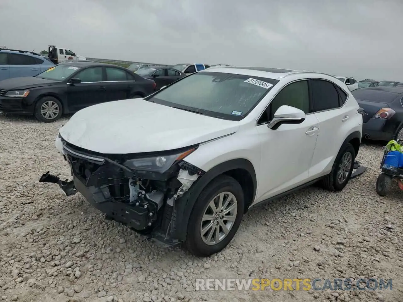 1 Photograph of a damaged car JTJYARBZ7K2131754 LEXUS NX 2019