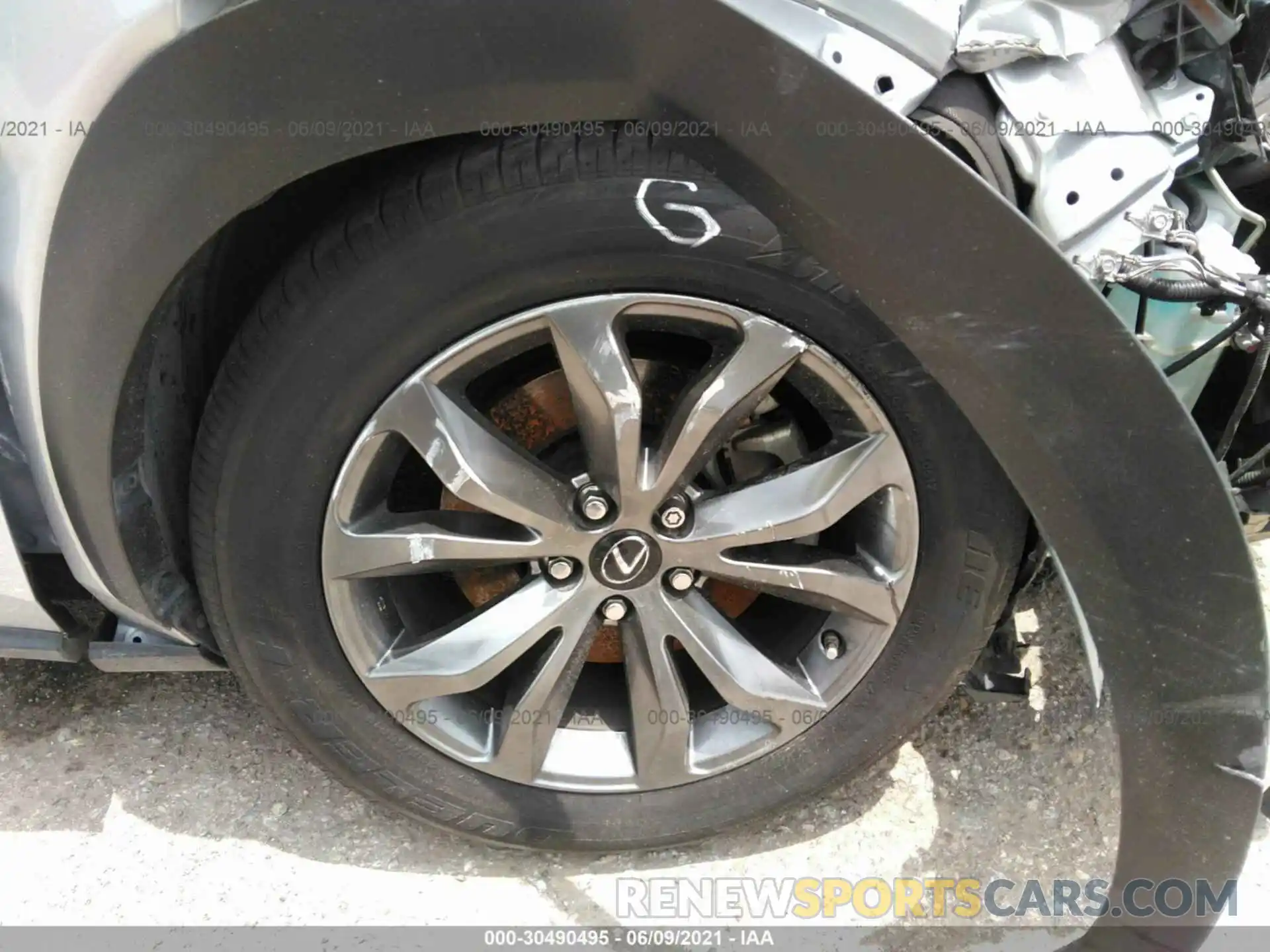 14 Photograph of a damaged car JTJYARBZ7K2133021 LEXUS NX 2019