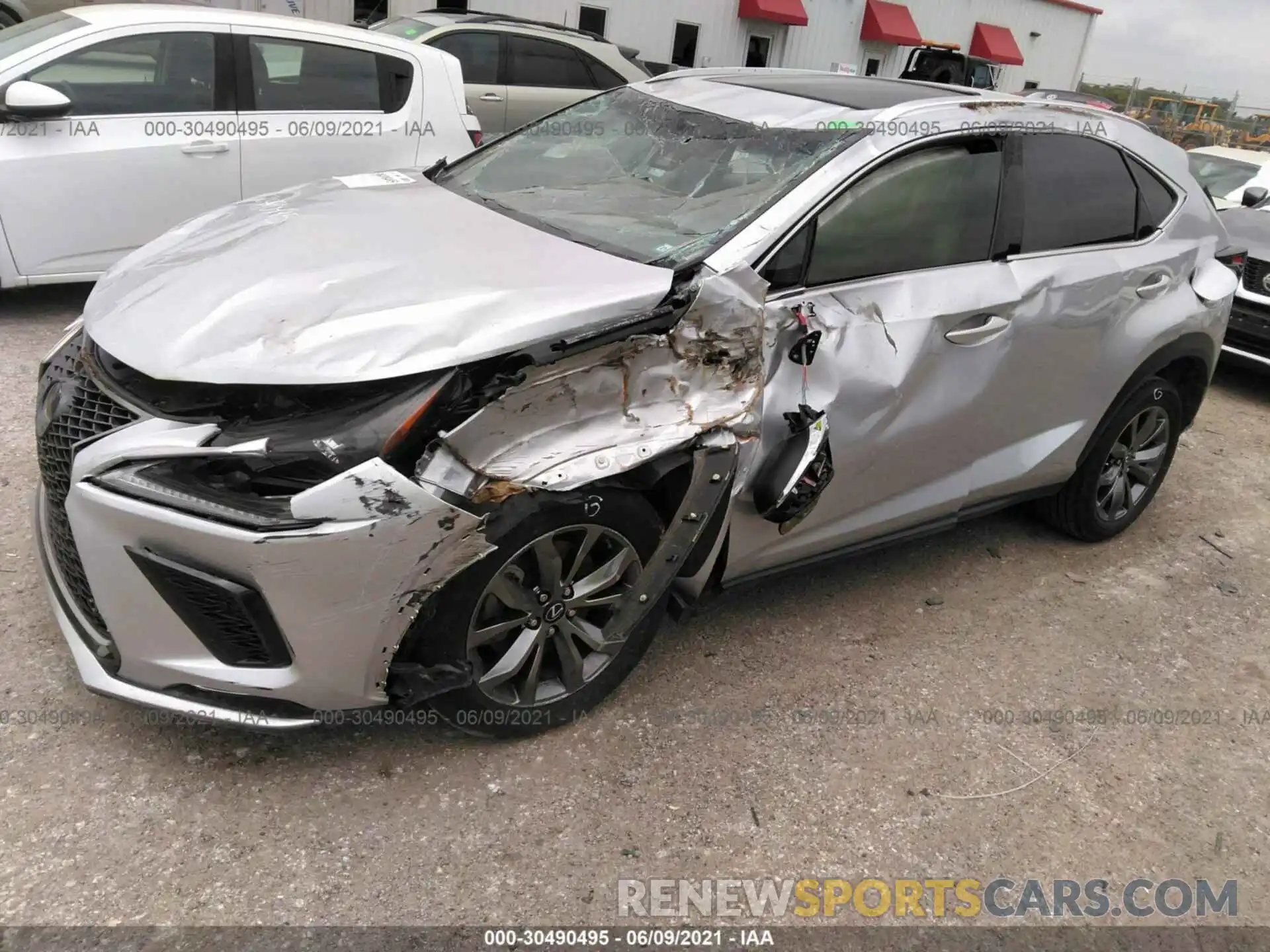 2 Photograph of a damaged car JTJYARBZ7K2133021 LEXUS NX 2019