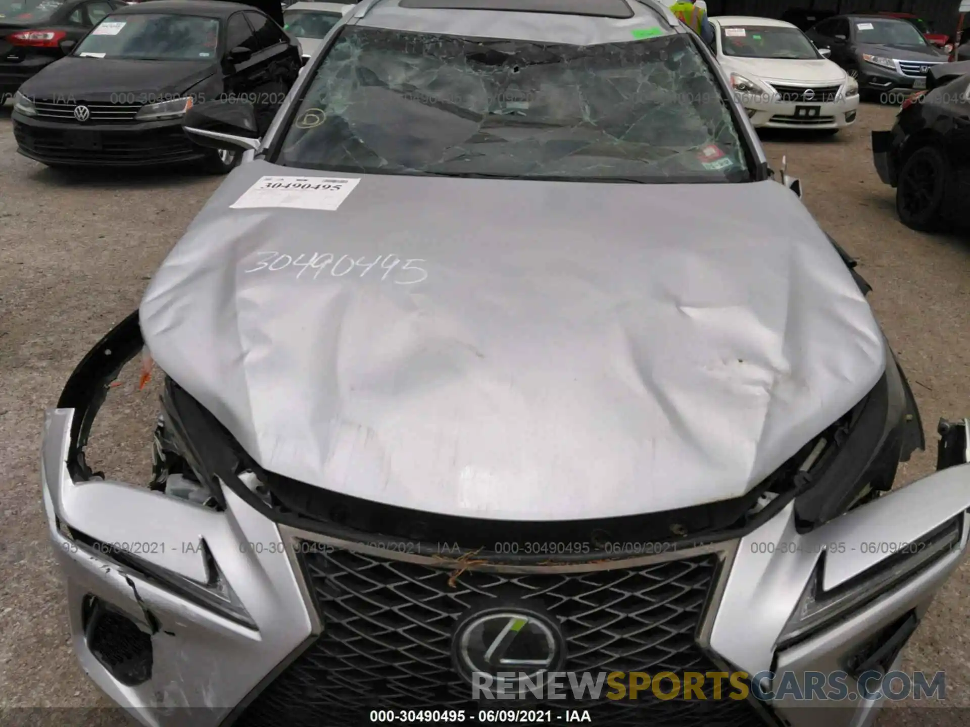 6 Photograph of a damaged car JTJYARBZ7K2133021 LEXUS NX 2019