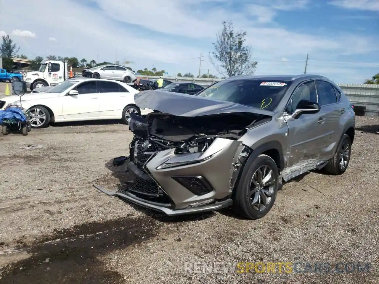 2 Photograph of a damaged car JTJYARBZ7K2139899 LEXUS NX 2019