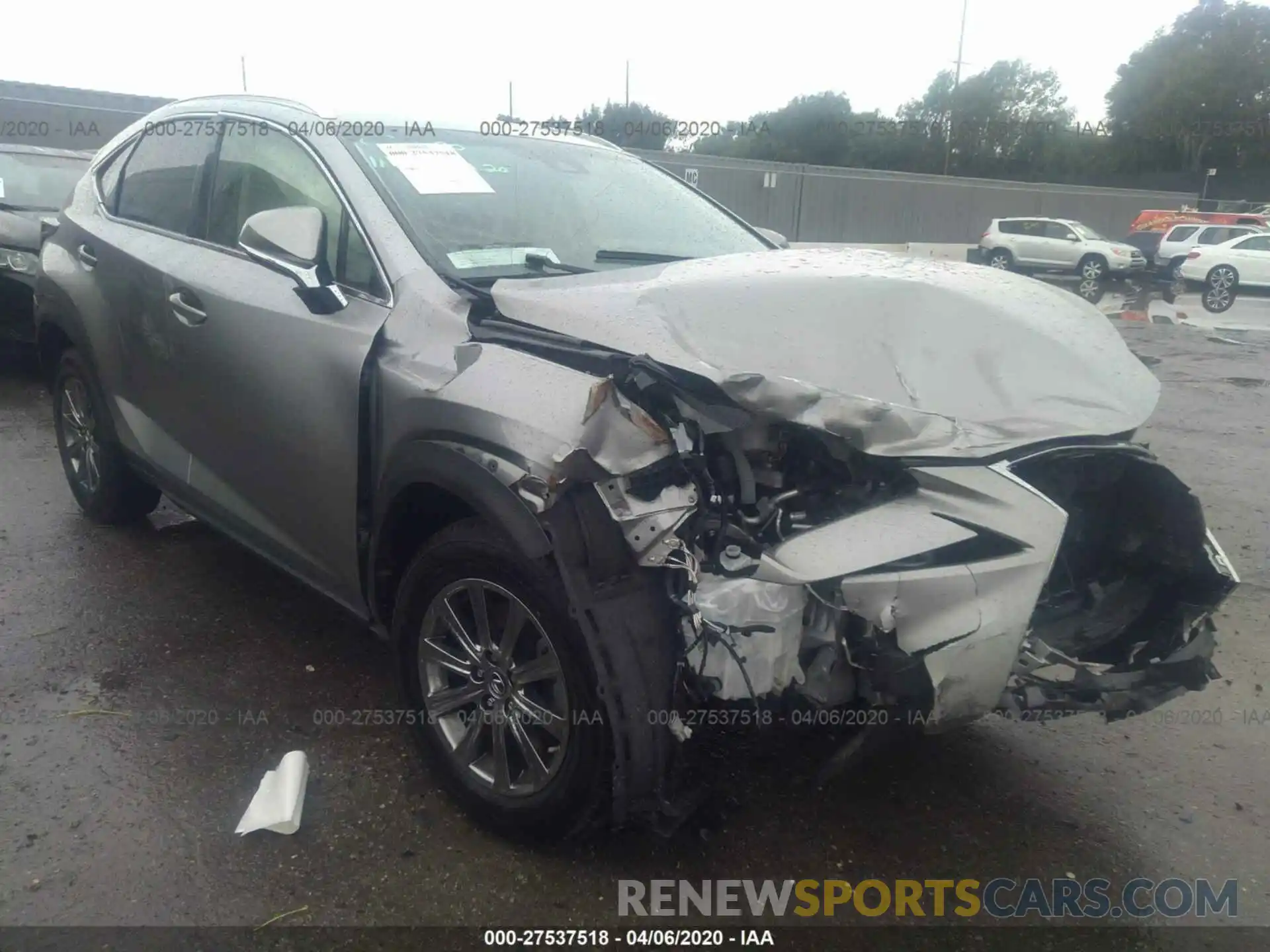 1 Photograph of a damaged car JTJYARBZ7K2148568 LEXUS NX 2019