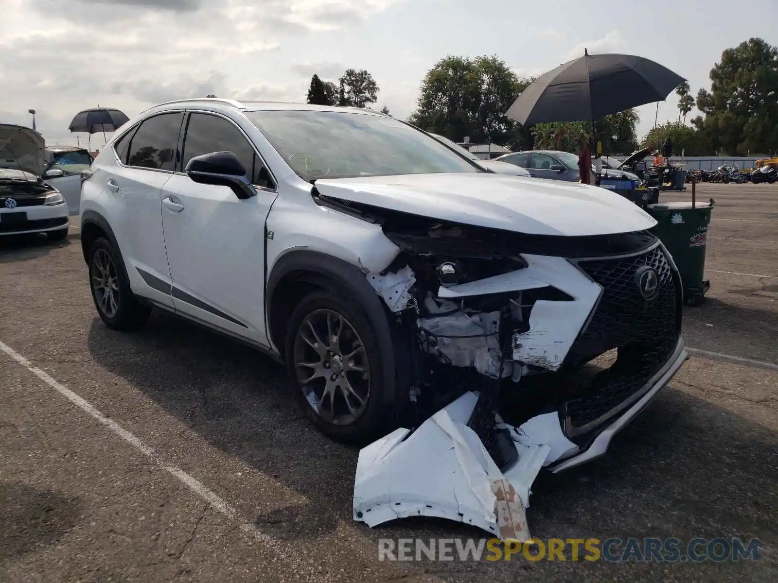 1 Photograph of a damaged car JTJYARBZ7K2153740 LEXUS NX 2019