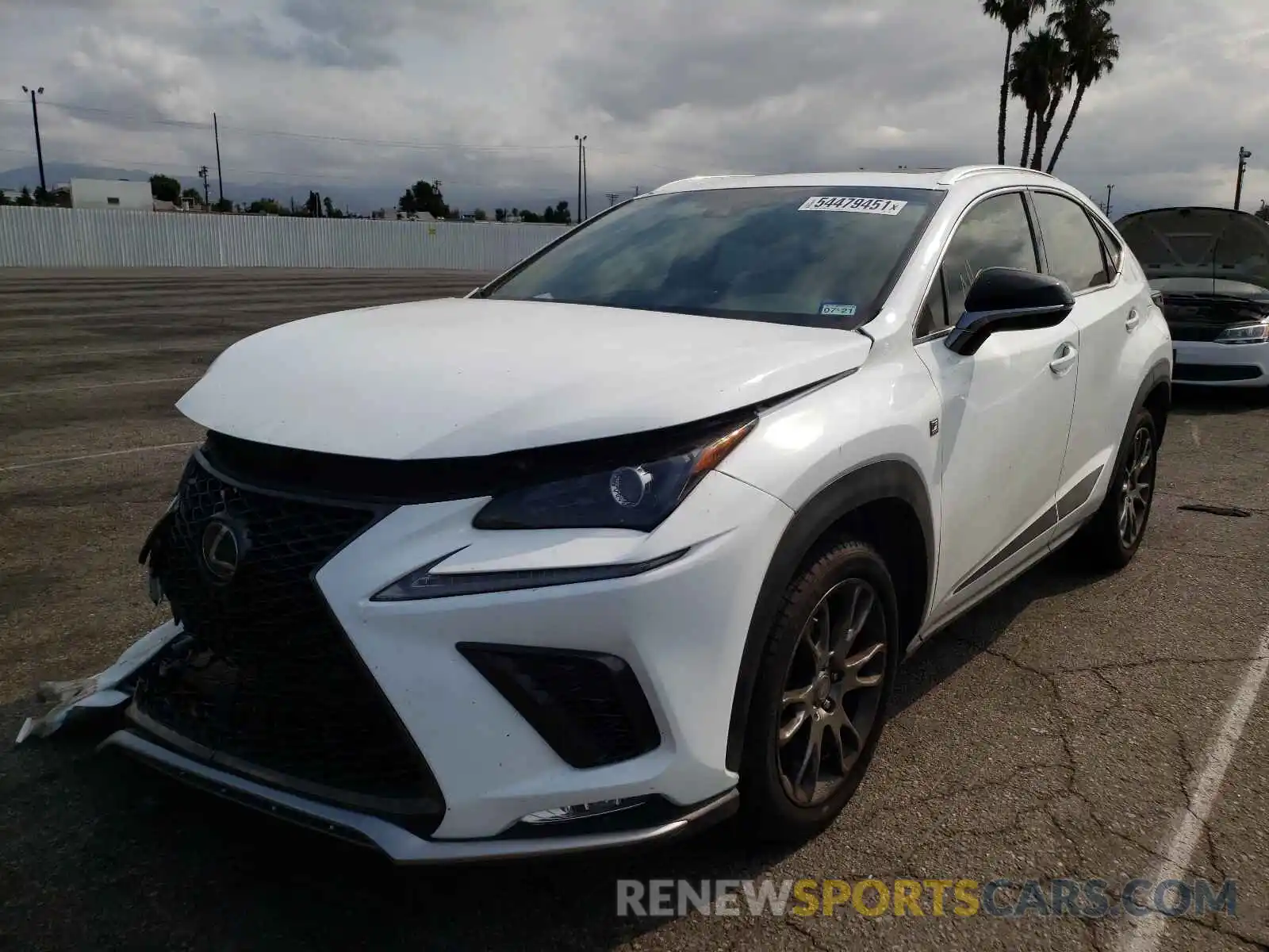 2 Photograph of a damaged car JTJYARBZ7K2153740 LEXUS NX 2019