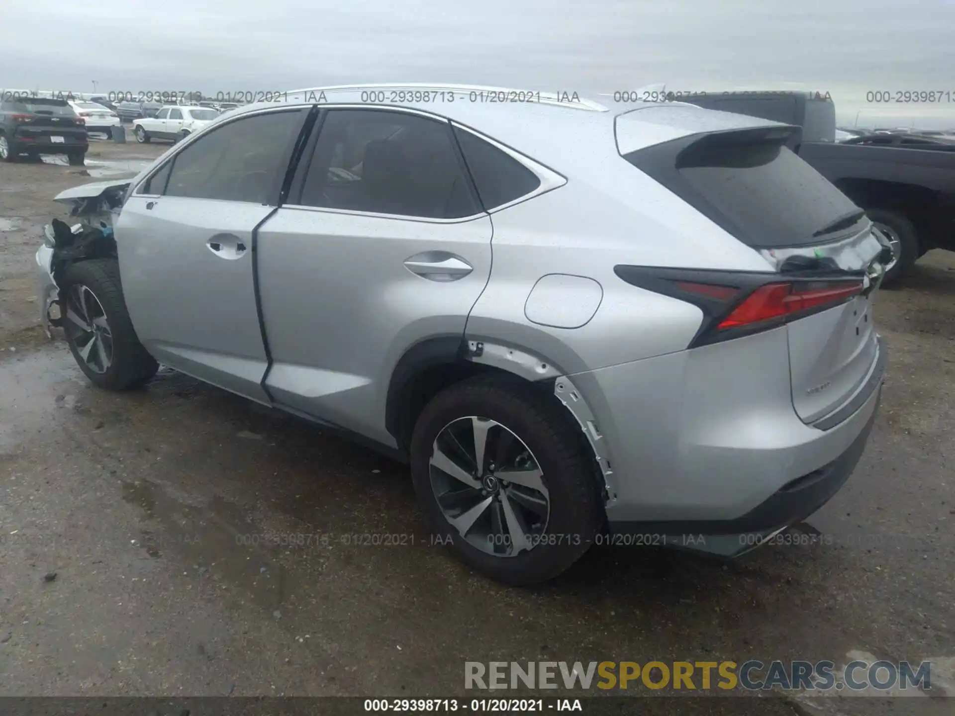 3 Photograph of a damaged car JTJYARBZ7K2158128 LEXUS NX 2019