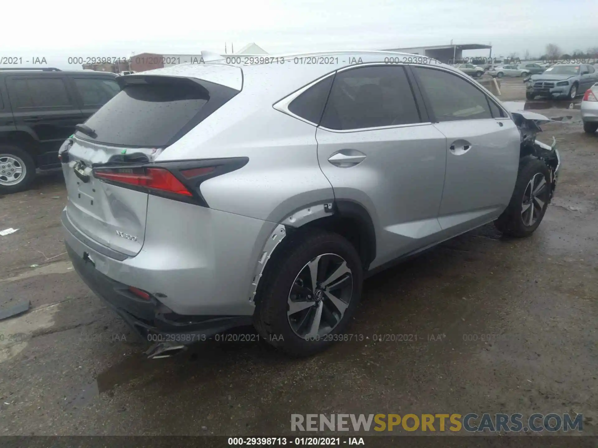 4 Photograph of a damaged car JTJYARBZ7K2158128 LEXUS NX 2019