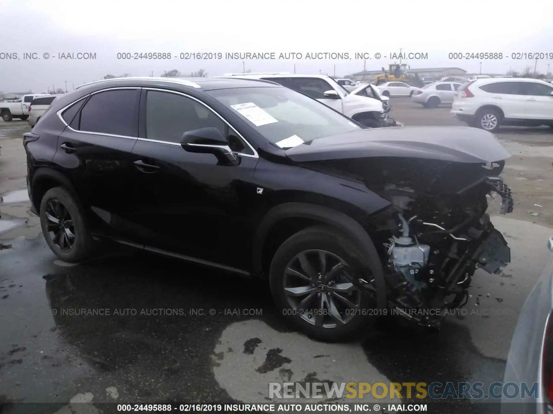 1 Photograph of a damaged car JTJYARBZ8K2117491 LEXUS NX 2019