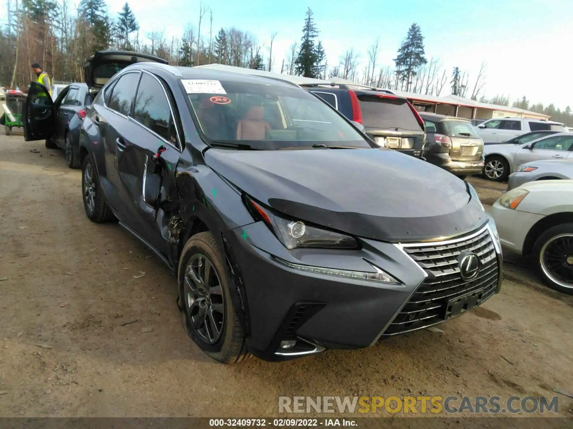 1 Photograph of a damaged car JTJYARBZ8K2122092 LEXUS NX 2019