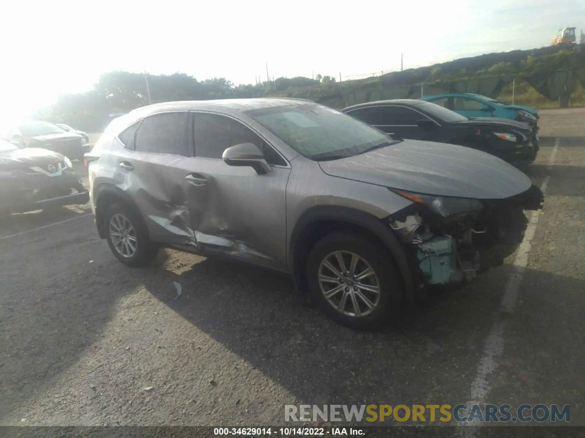 1 Photograph of a damaged car JTJYARBZ8K2138602 LEXUS NX 2019