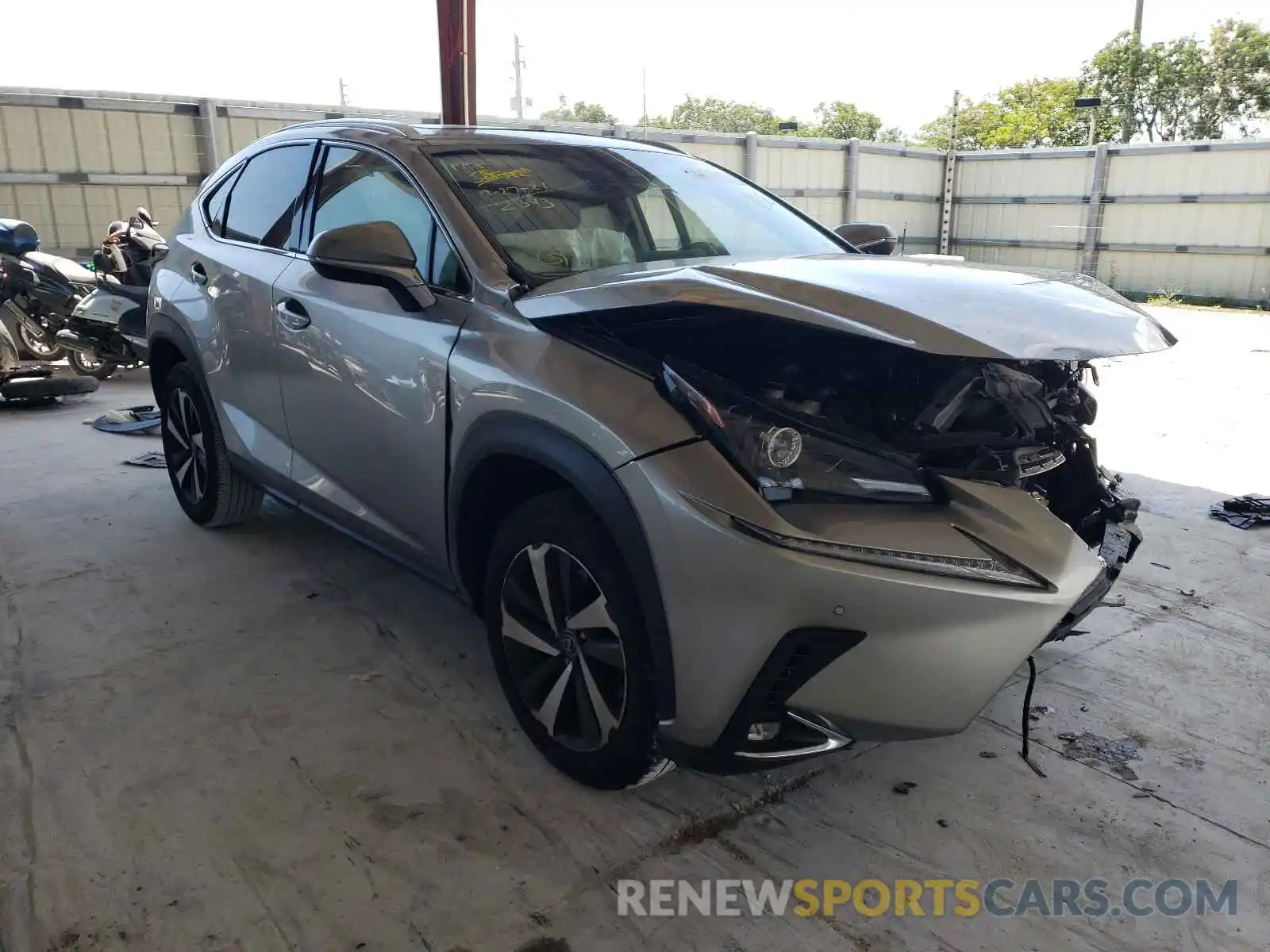 1 Photograph of a damaged car JTJYARBZ8K2142343 LEXUS NX 2019