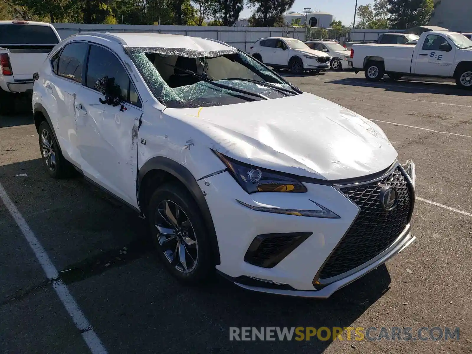 1 Photograph of a damaged car JTJYARBZ8K2154699 LEXUS NX 2019