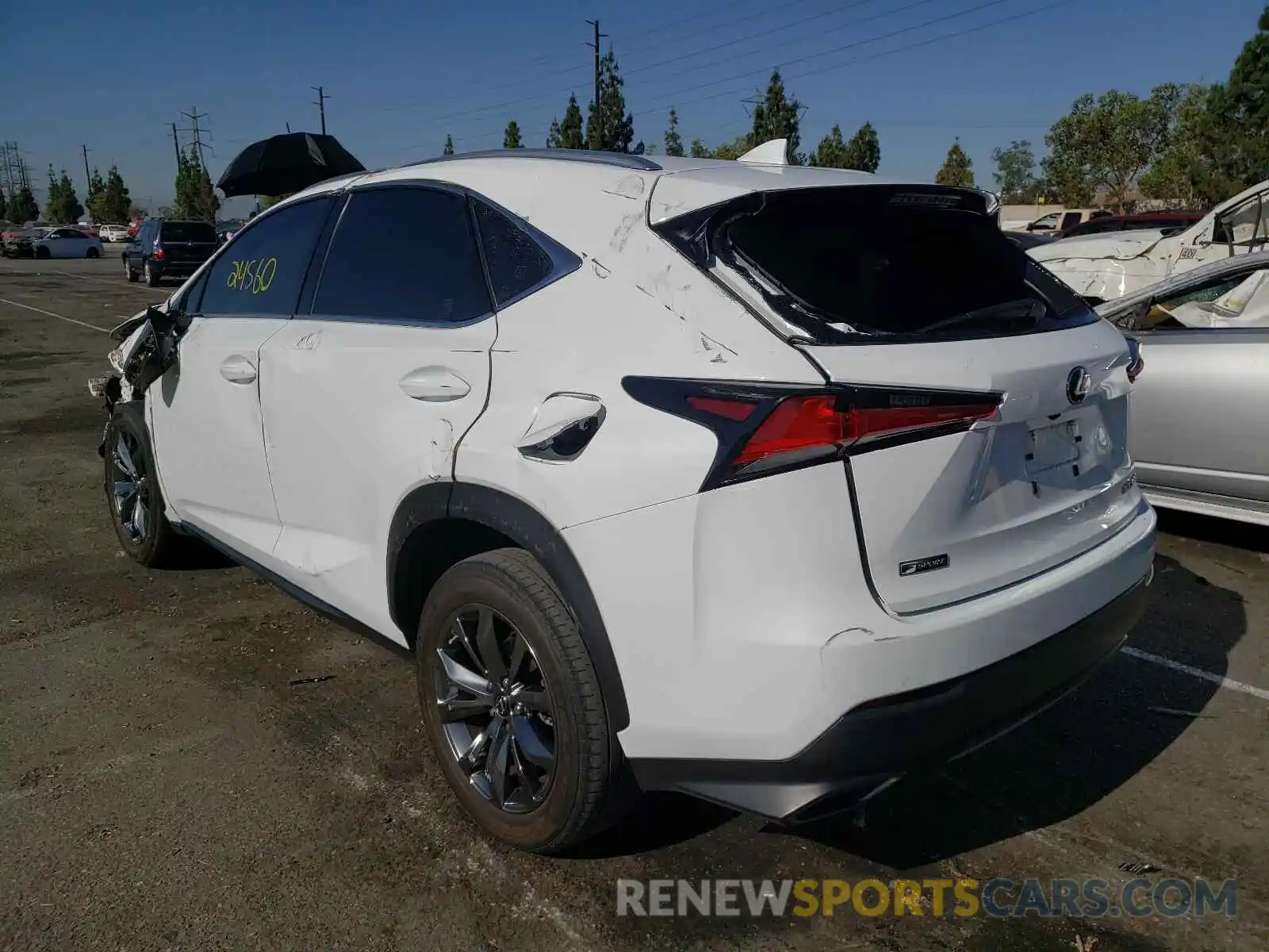 3 Photograph of a damaged car JTJYARBZ8K2154699 LEXUS NX 2019